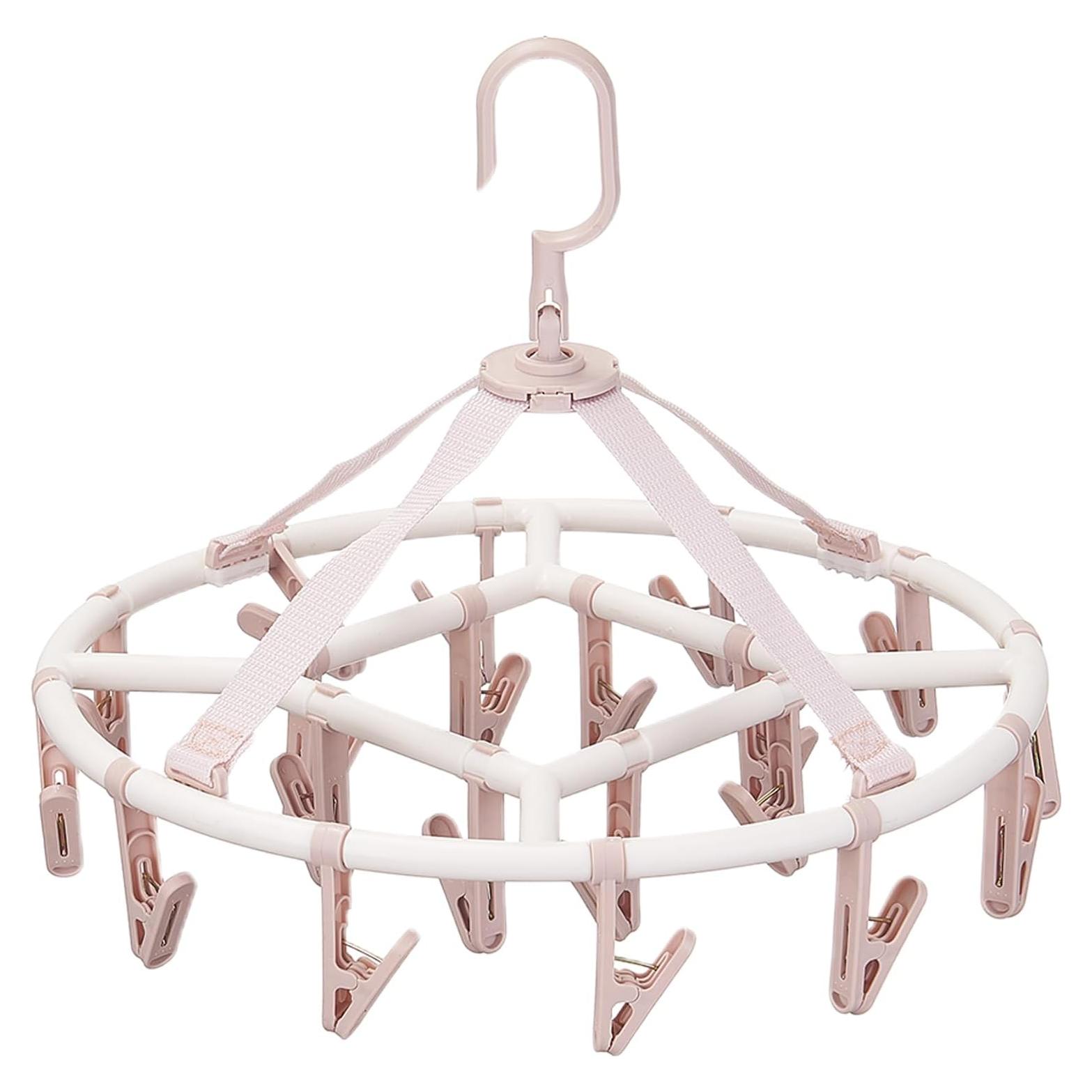 Perchero Plegable Foshine para Secar Ropa con 20 Clips Antideslizantes