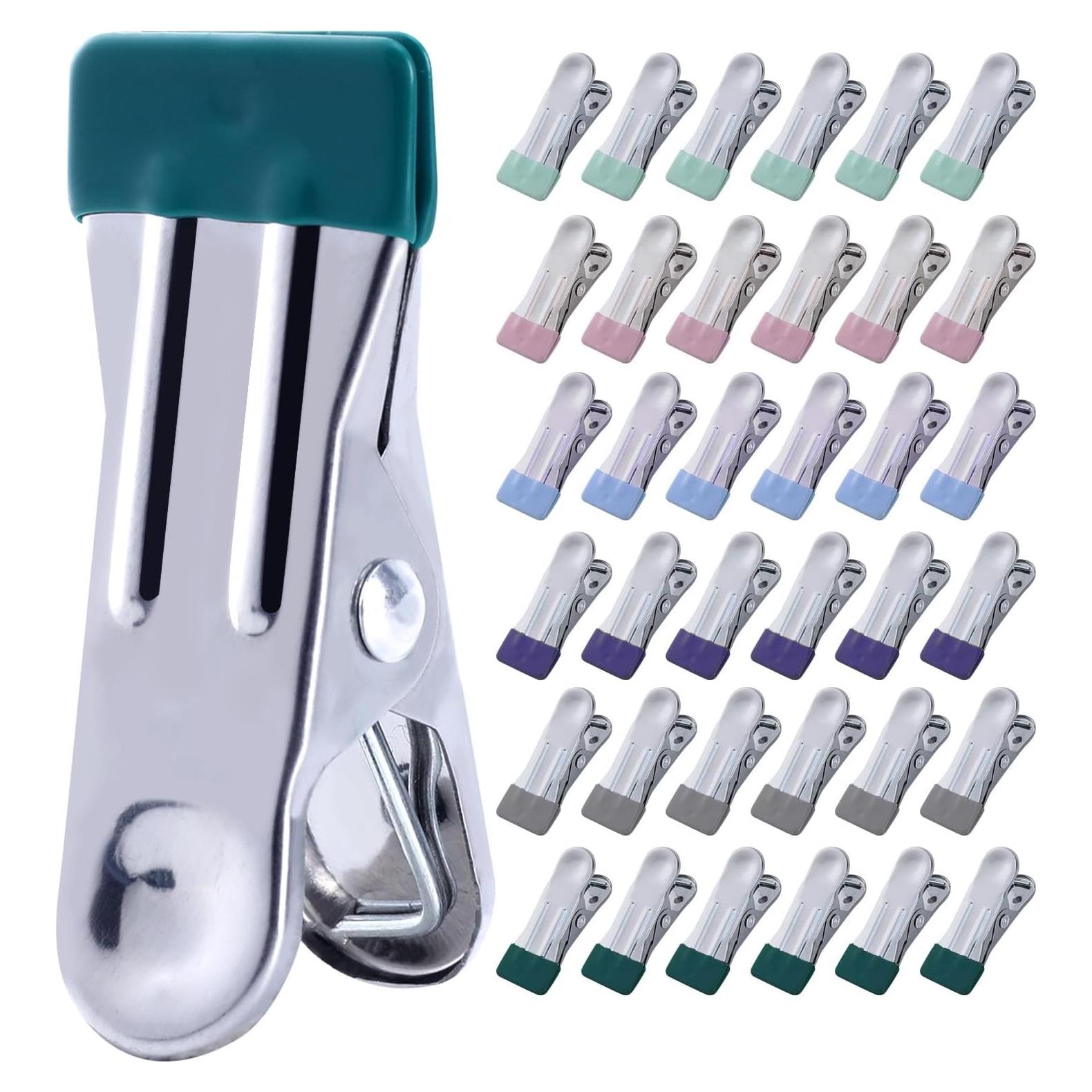 36 Pinzas de Ropa de Acero Inoxidable STNRST-IN Multicolor
