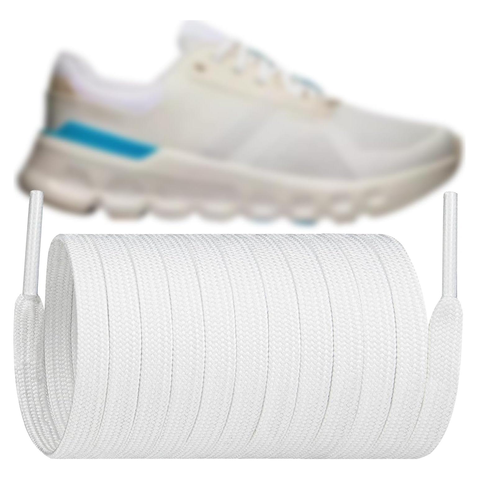 Cuerdas de Zapatos ON Cloudrunner 127cm Planas 7mm Blancas