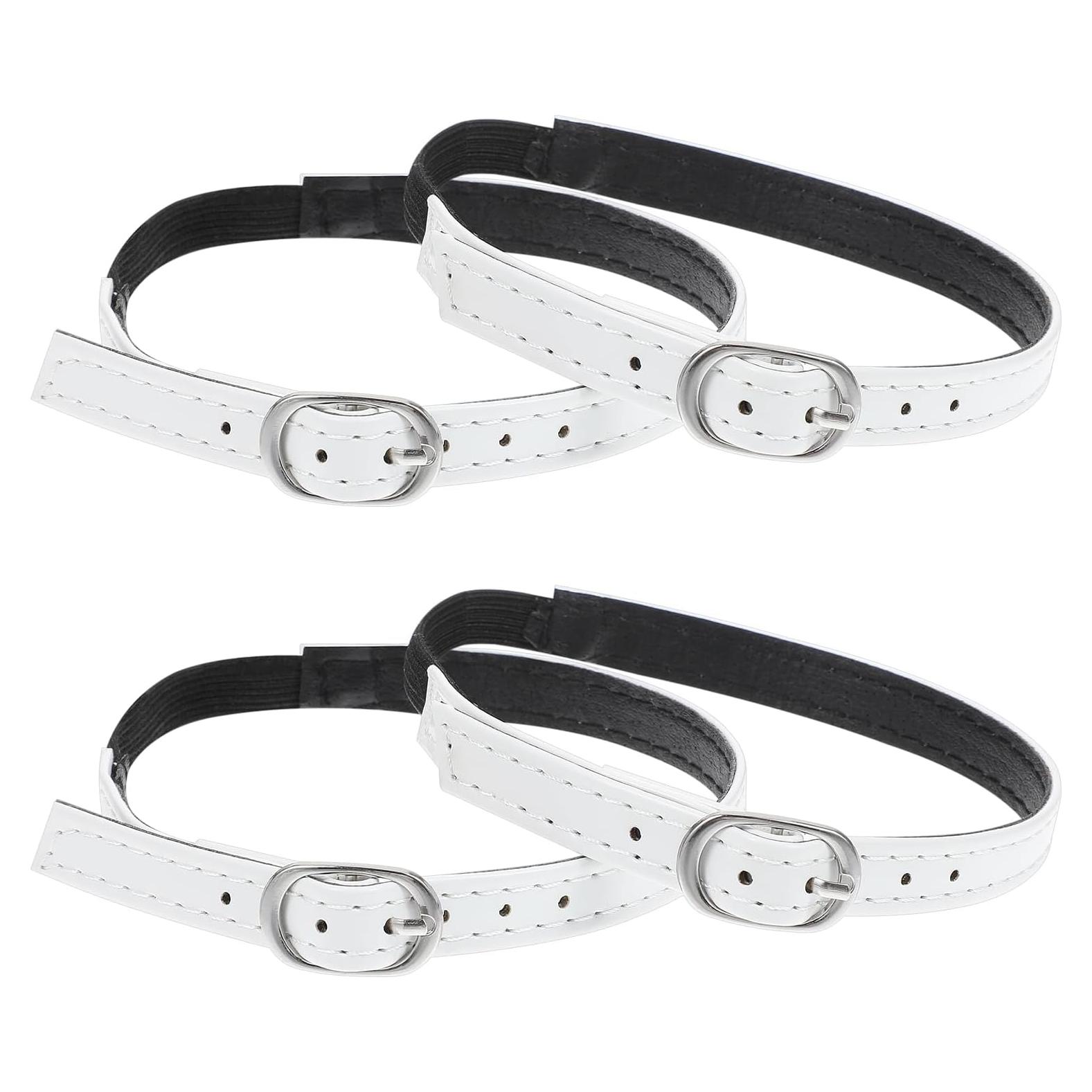 Cintas de Zapatos Desmontables PU Negro para Tacones Altos