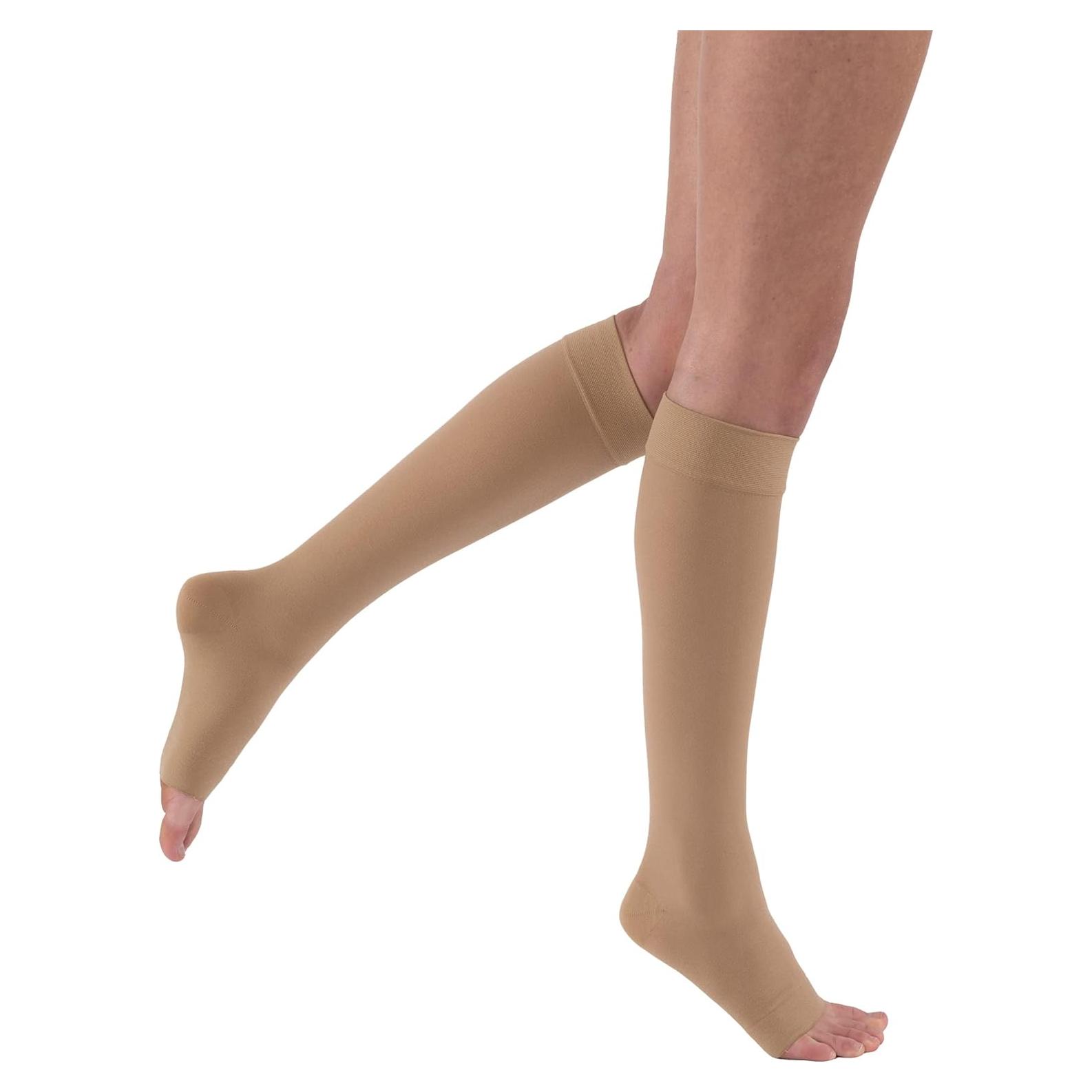 Medias de Compresión Jobst Alivio Rodilla Alta Beige Grande