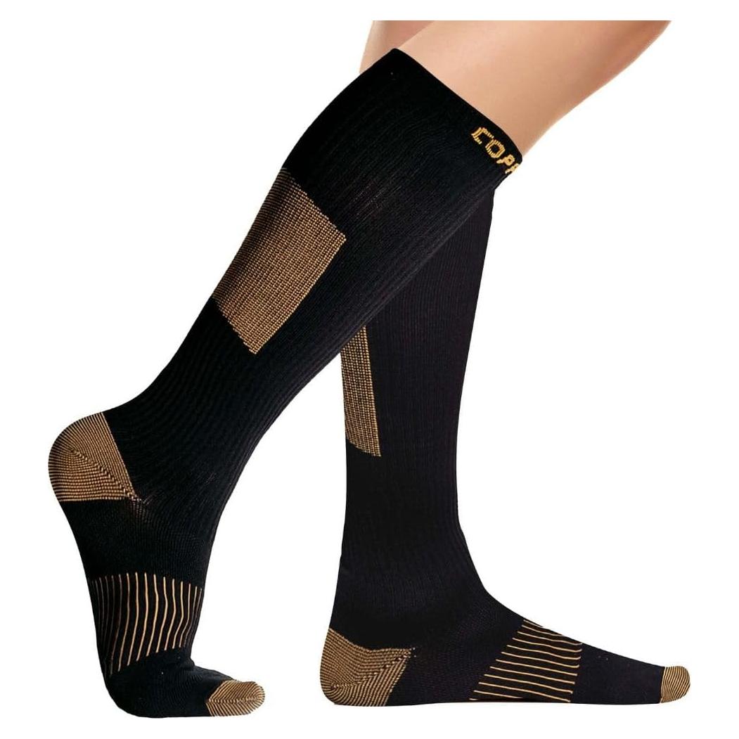 Calcetines de Compresión CopperJoint para Pantorrillas Anchas - X-Large