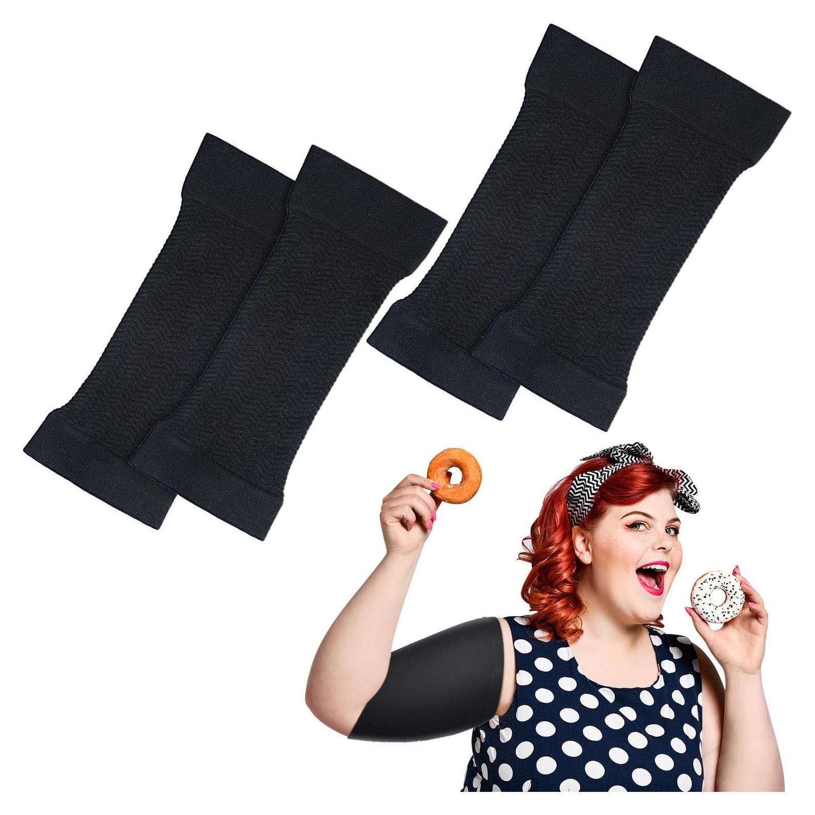 Moldeadores de Brazos Compresivos SATINIOR Talla Grande 2 Pares