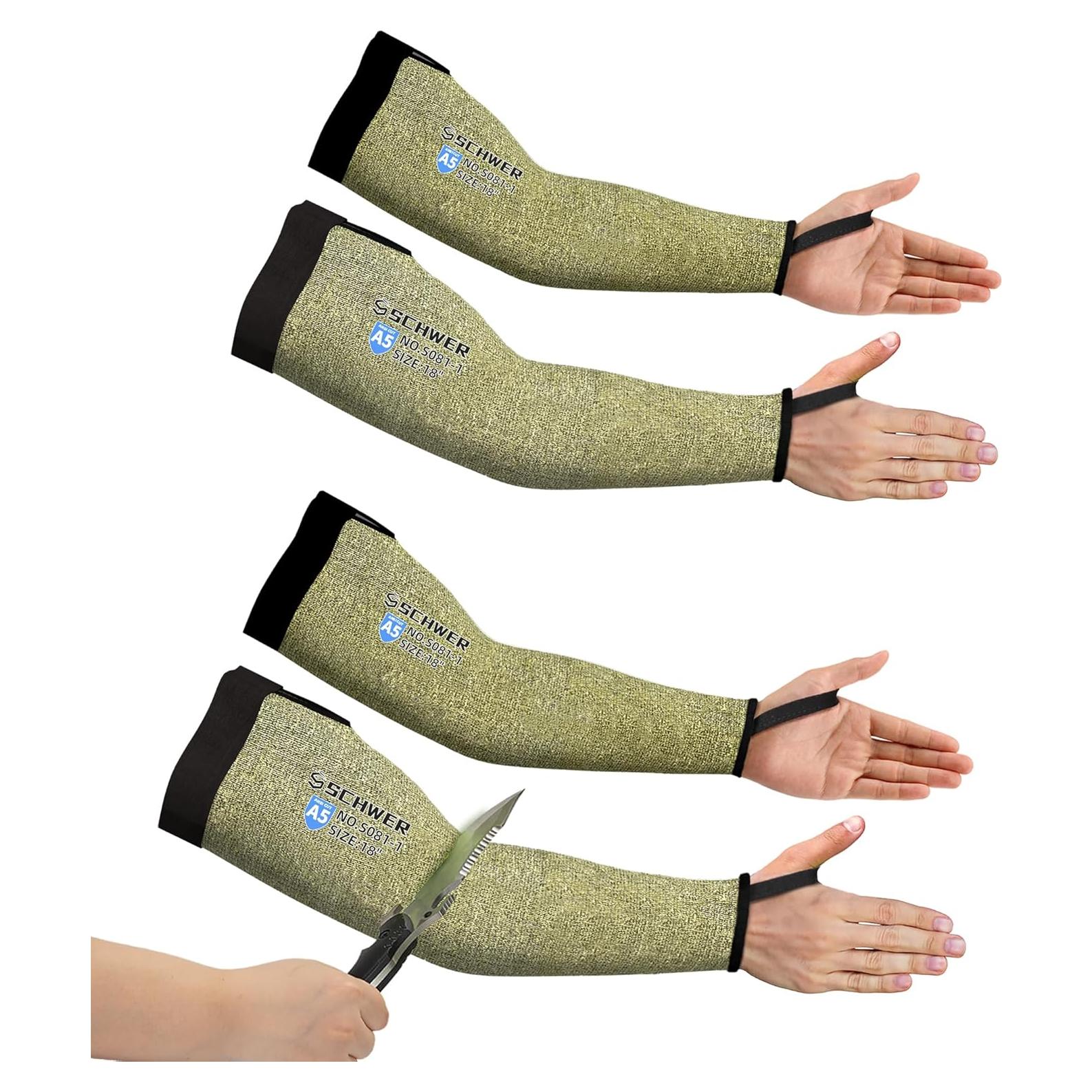 Mangas Resistentes a Cortes Schwer ANSI A5 2 Pares 45.72 cm