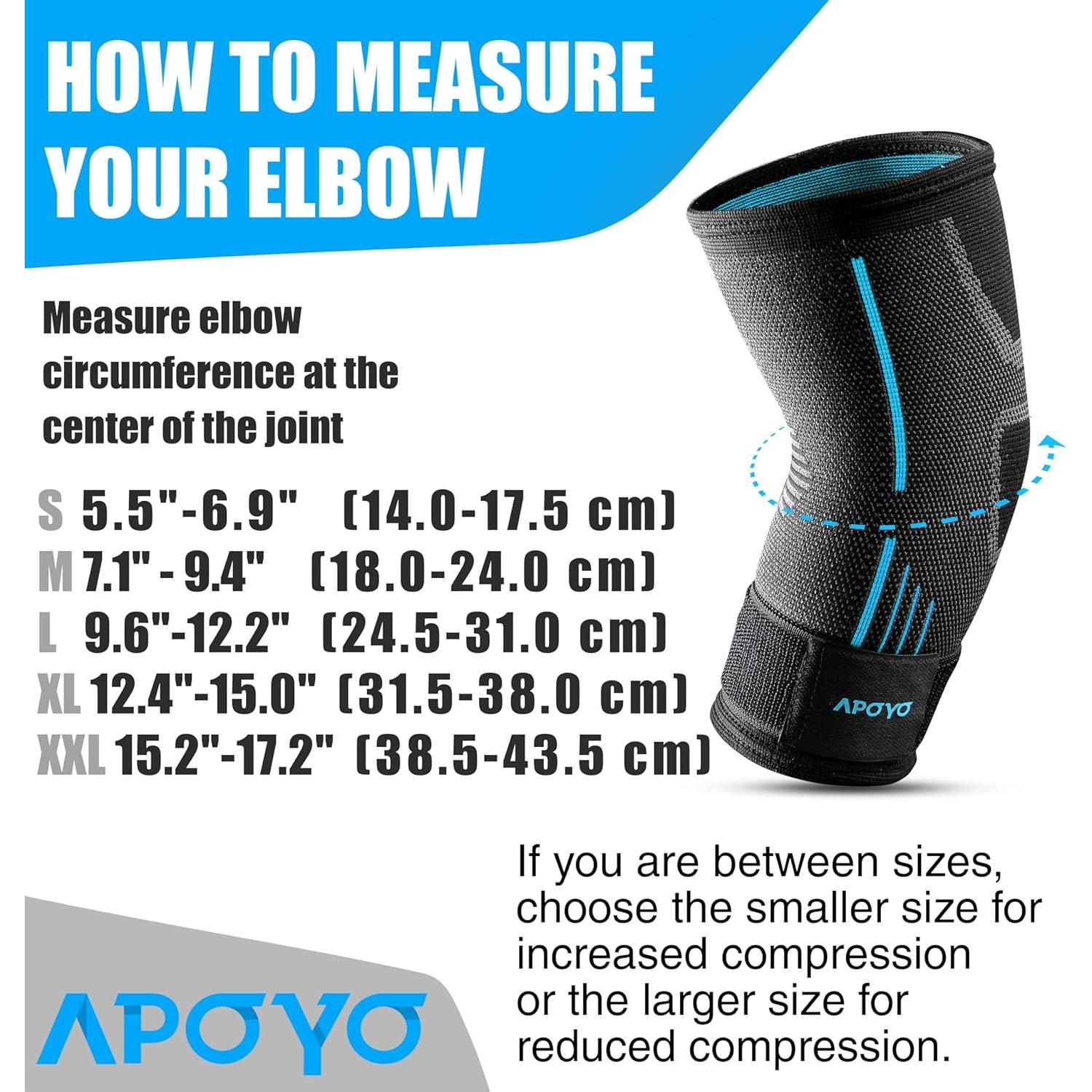 Soporte de Codo APOYO para Tendinitis y Artritis - Grande