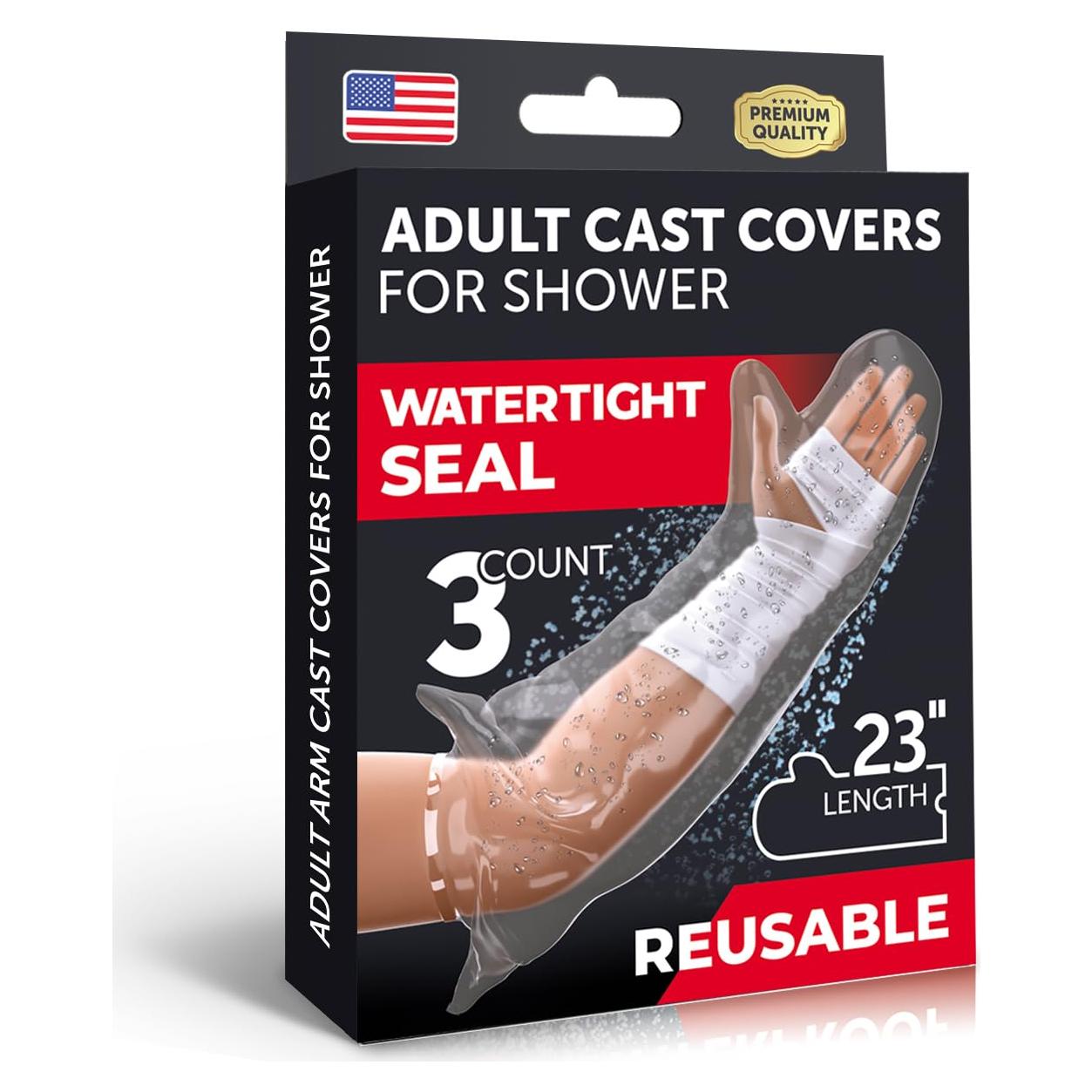 Cubiertas de yeso impermeables Mighty-X para brazo 3pk