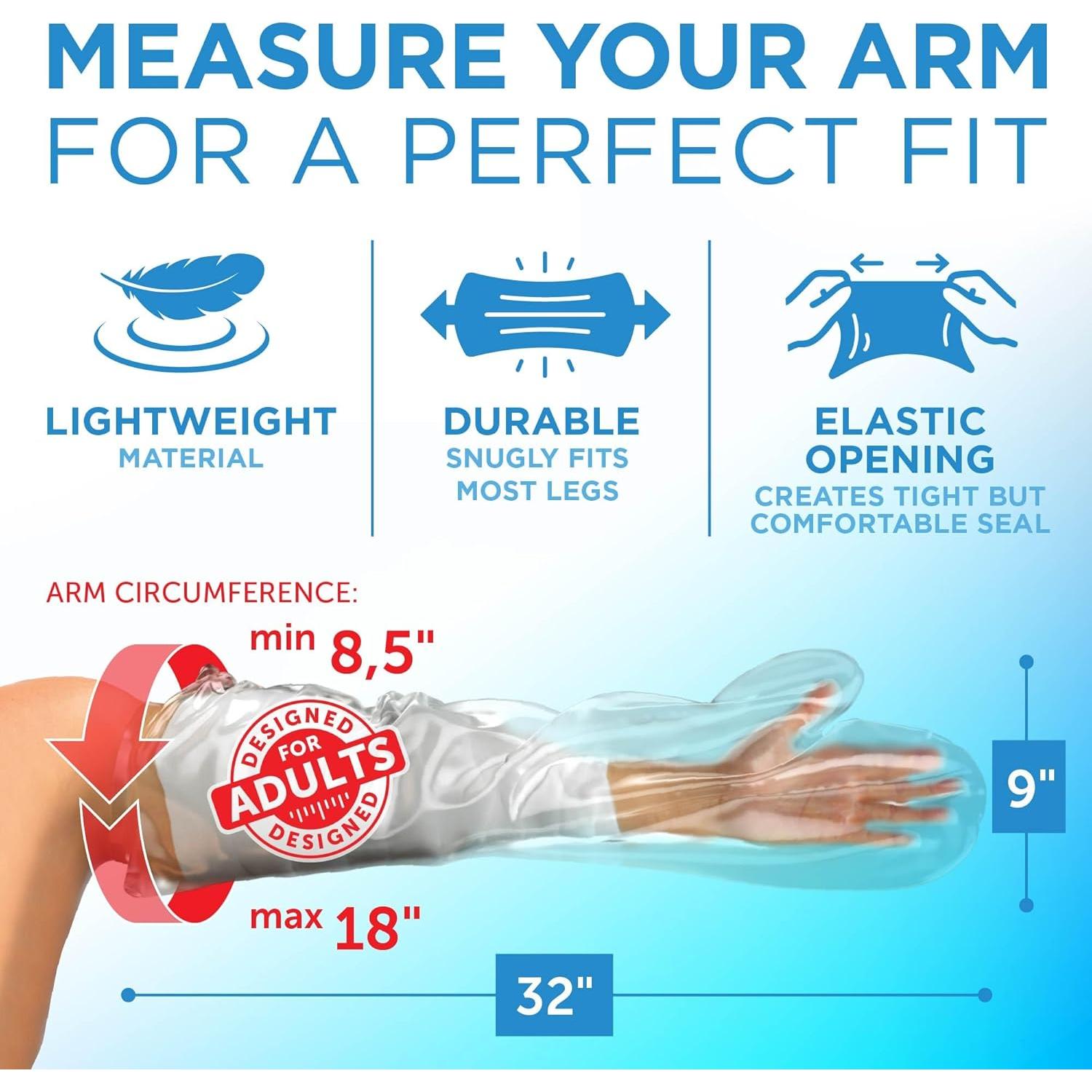 Cubiertas de yeso impermeables Mighty-X para brazo 3pk