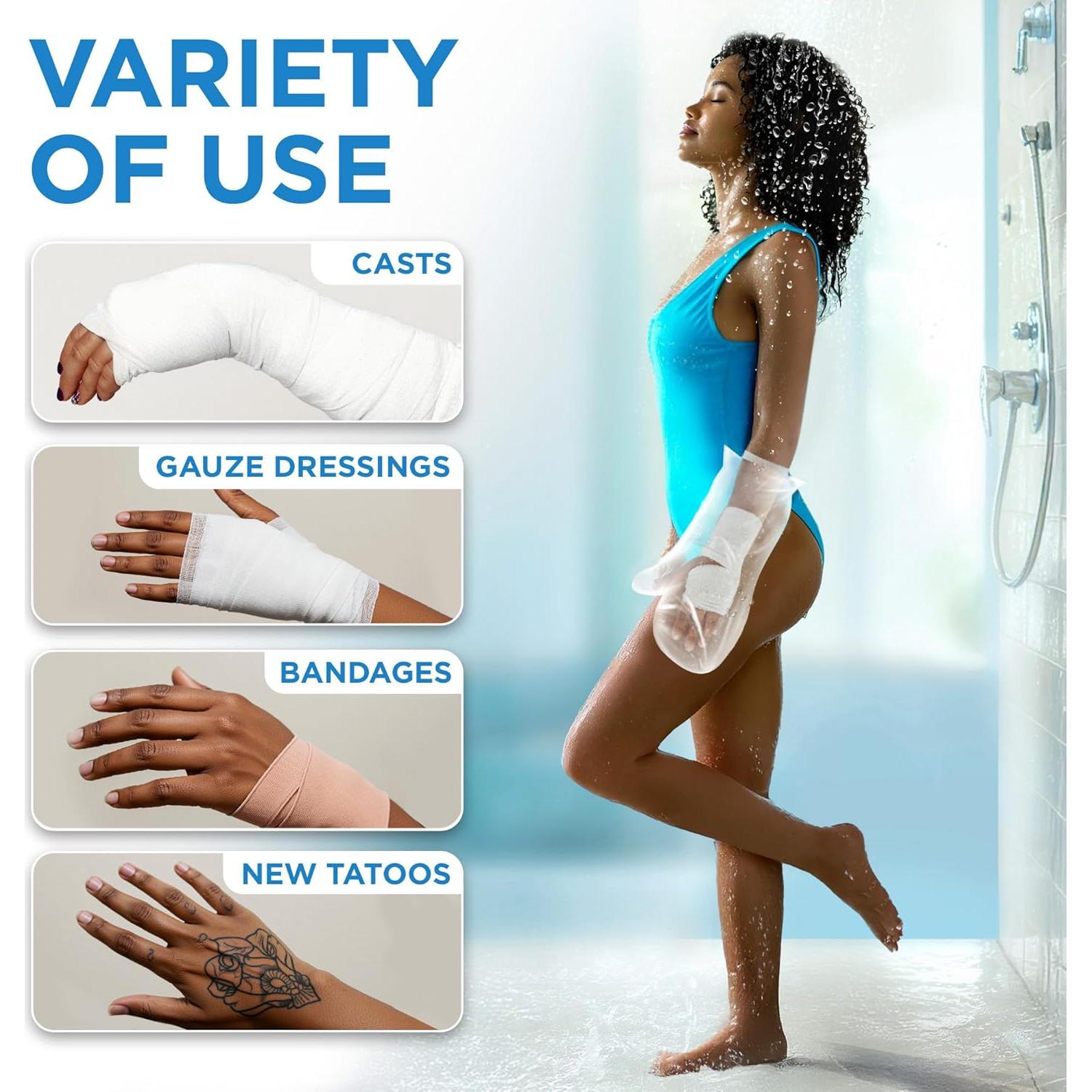 Cubiertas de yeso impermeables Mighty-X para brazo 3pk