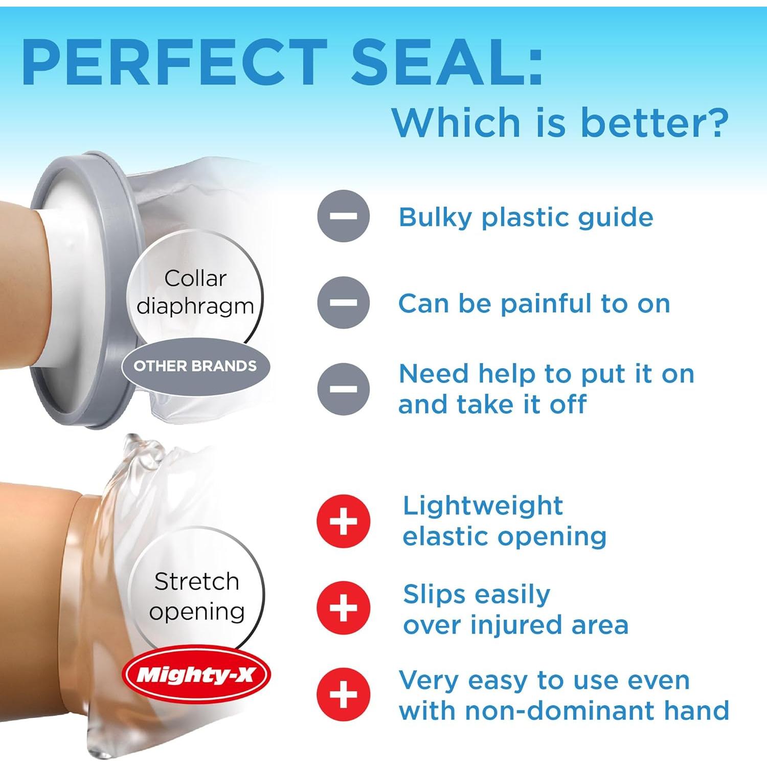 Cubiertas de yeso impermeables Mighty-X para brazo 3pk