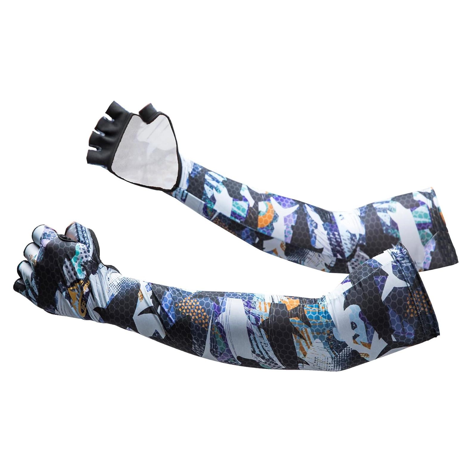 Mangas UV de Compresión para Hombres - Protección Solar y Enfriamiento