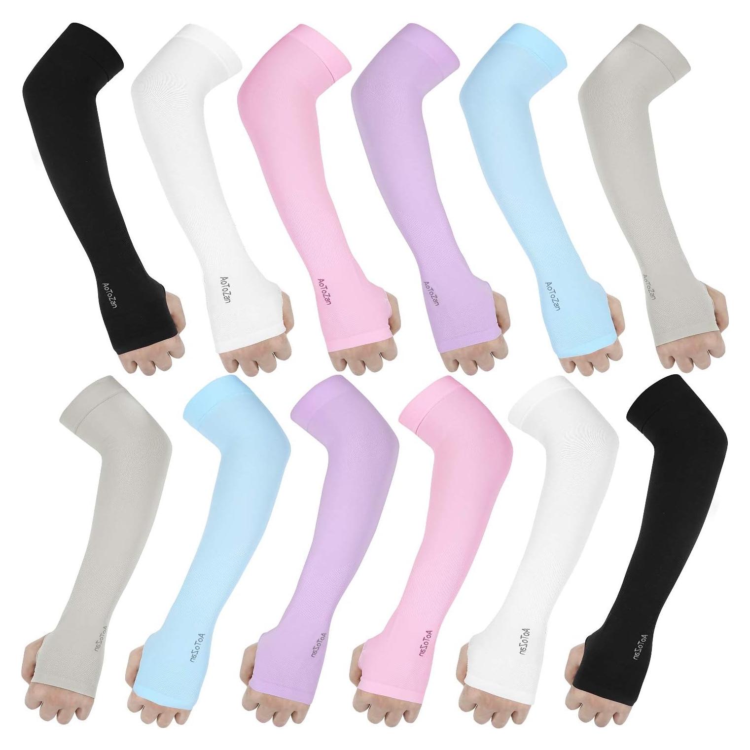 6 Pares de Mangas para Brazos UPF50+ Unisex - Protección UV