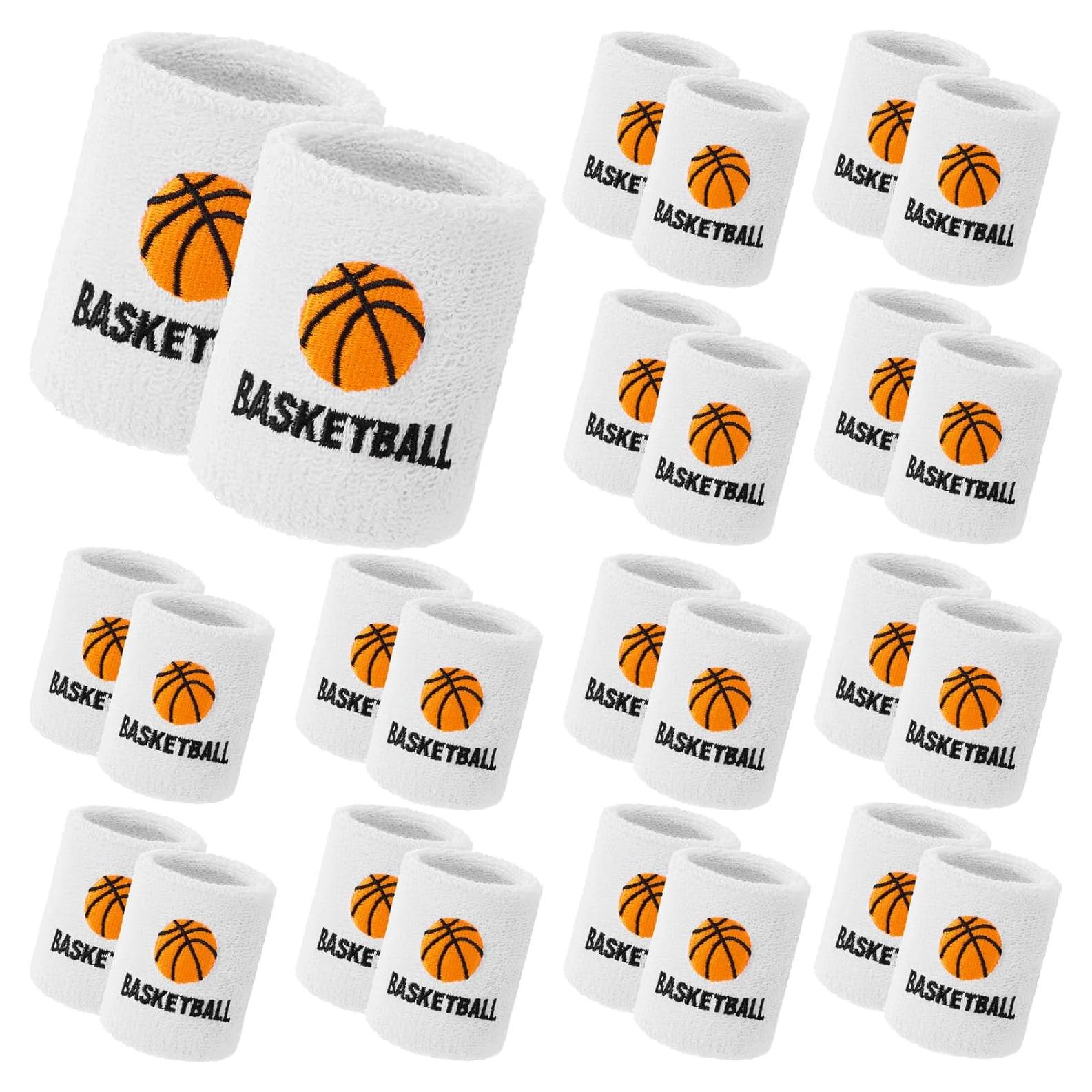 Muñequera de Baloncesto Bememo 24 Pcs Bandas de Sudor