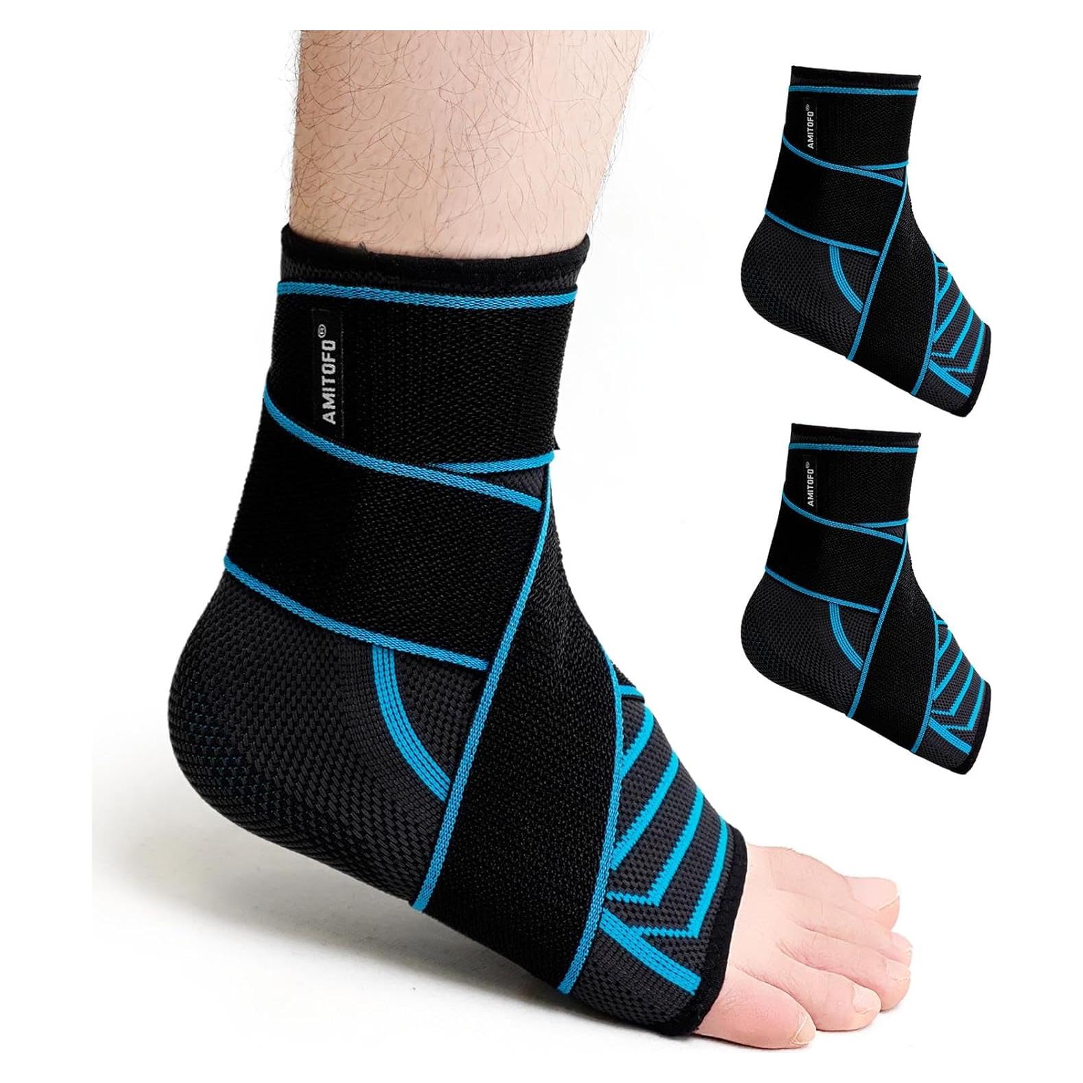Soporte de Tobillo AMITOFO Mediano Compresión Alivio Dolor