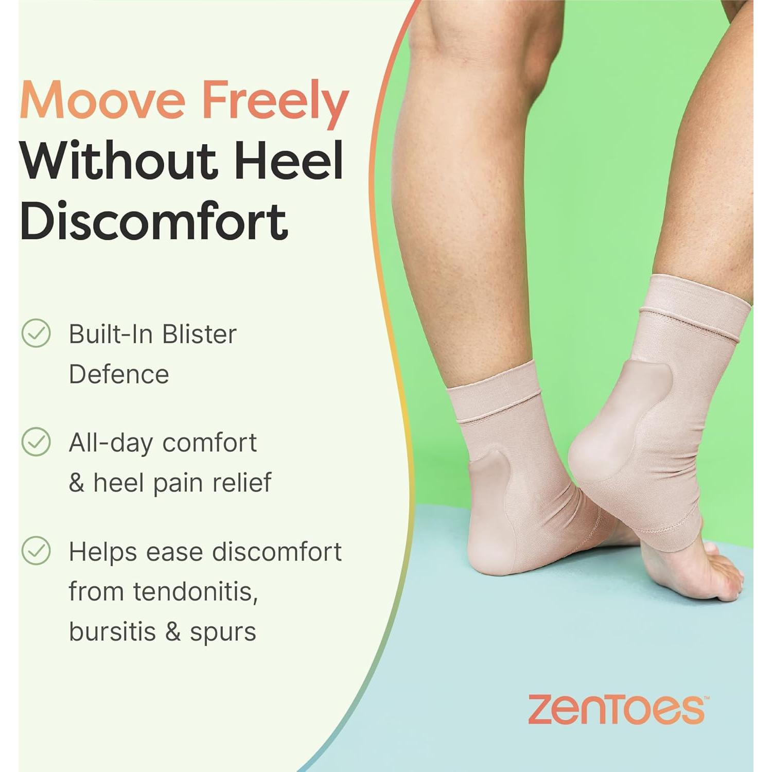 Mangas de Compresión para Tendón de Aquiles ZenToes - Alivio de Dolor