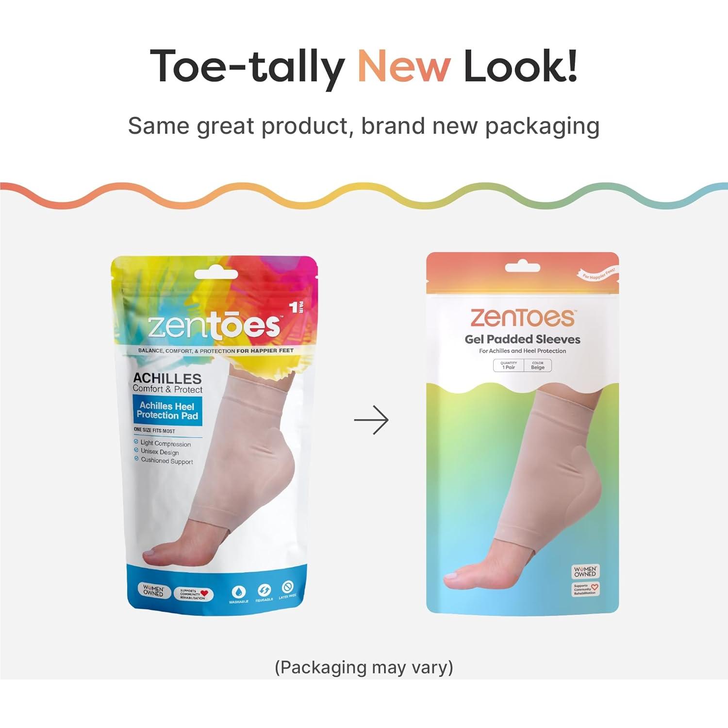 Mangas de Compresión para Tendón de Aquiles ZenToes - Alivio de Dolor