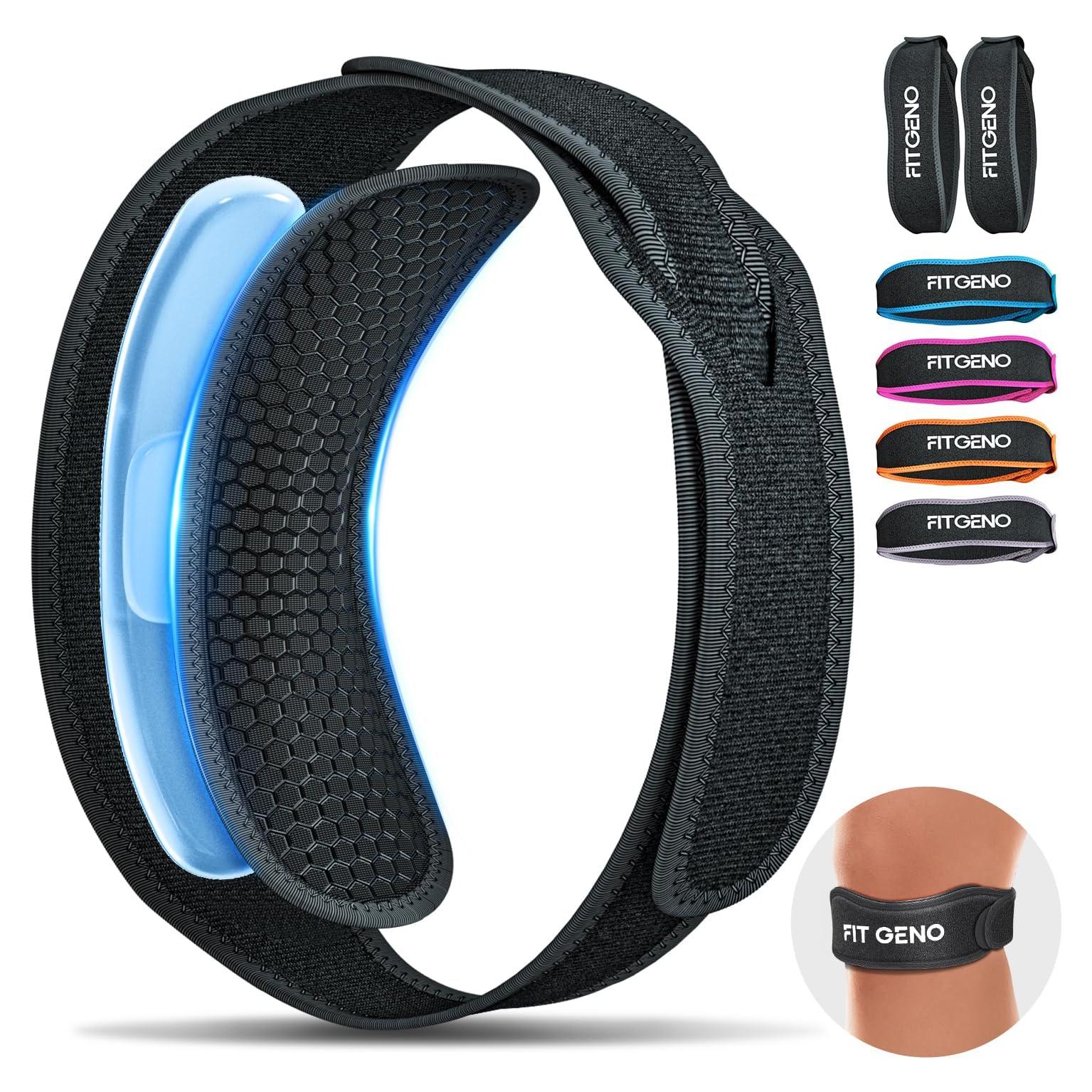 Soporte de Tendón Patelar Fit Geno - Faja Rodilla Ajustable 2-Pack