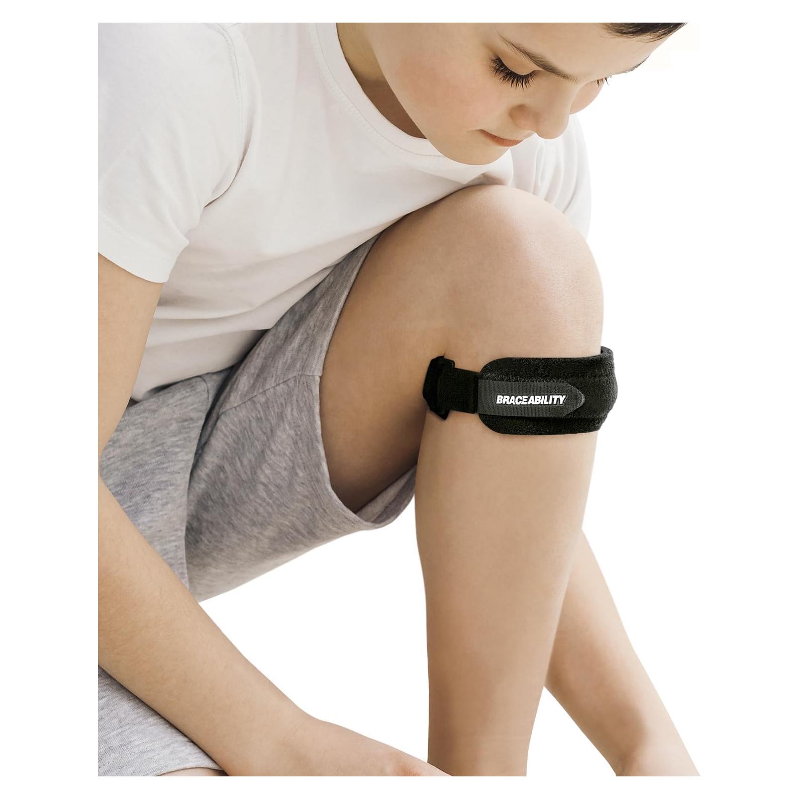 Faja de Rodilla Infantil BraceAbility - Soporte Tendón Patelar