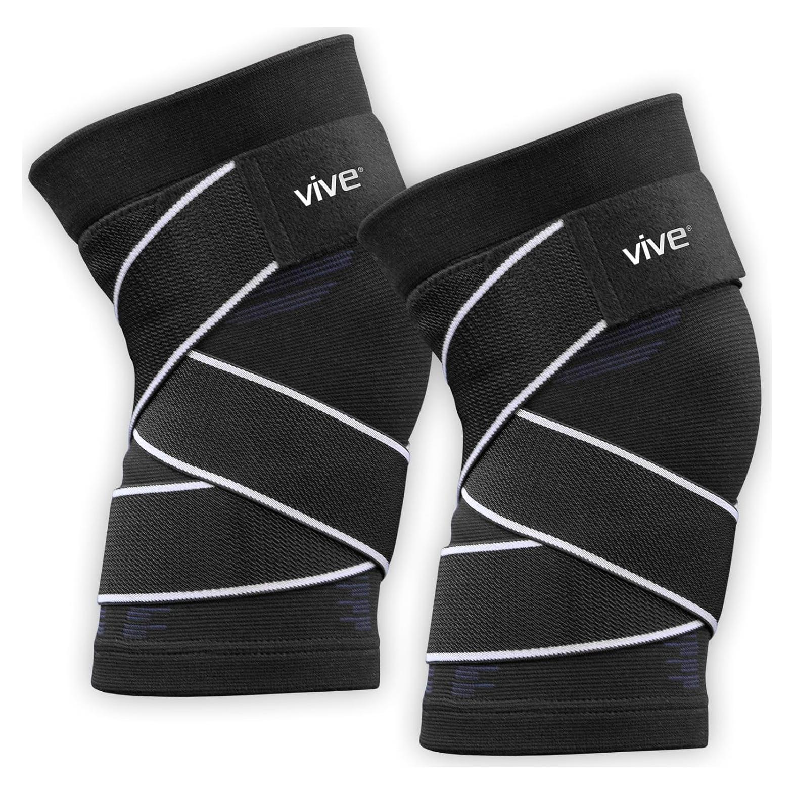 Manga de Compresión para Rodilla Vive - Soporte Elástico 2 Pzas