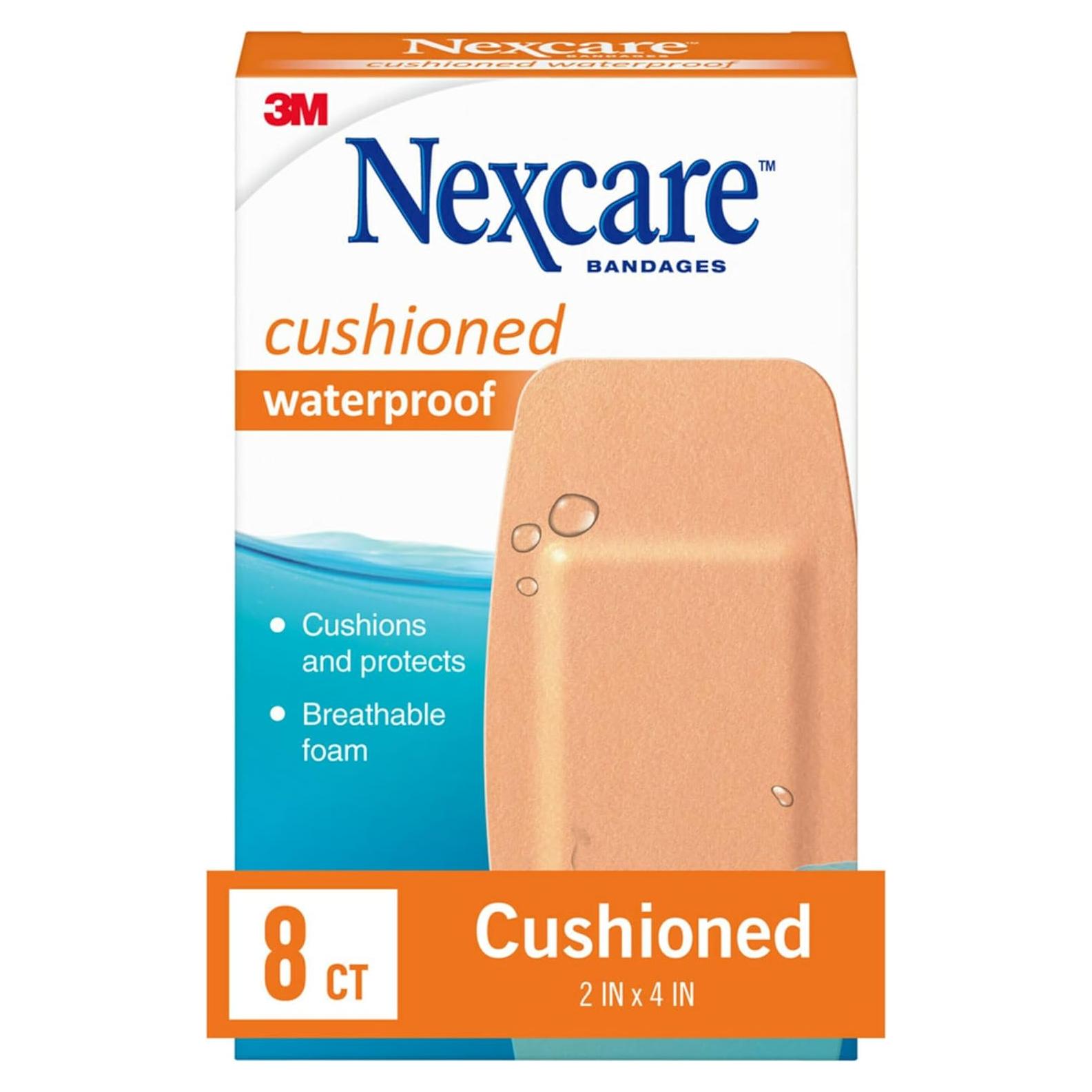 Vendajes Acolchados Impermeables Nexcare 5x10 cm - 8 Unidades