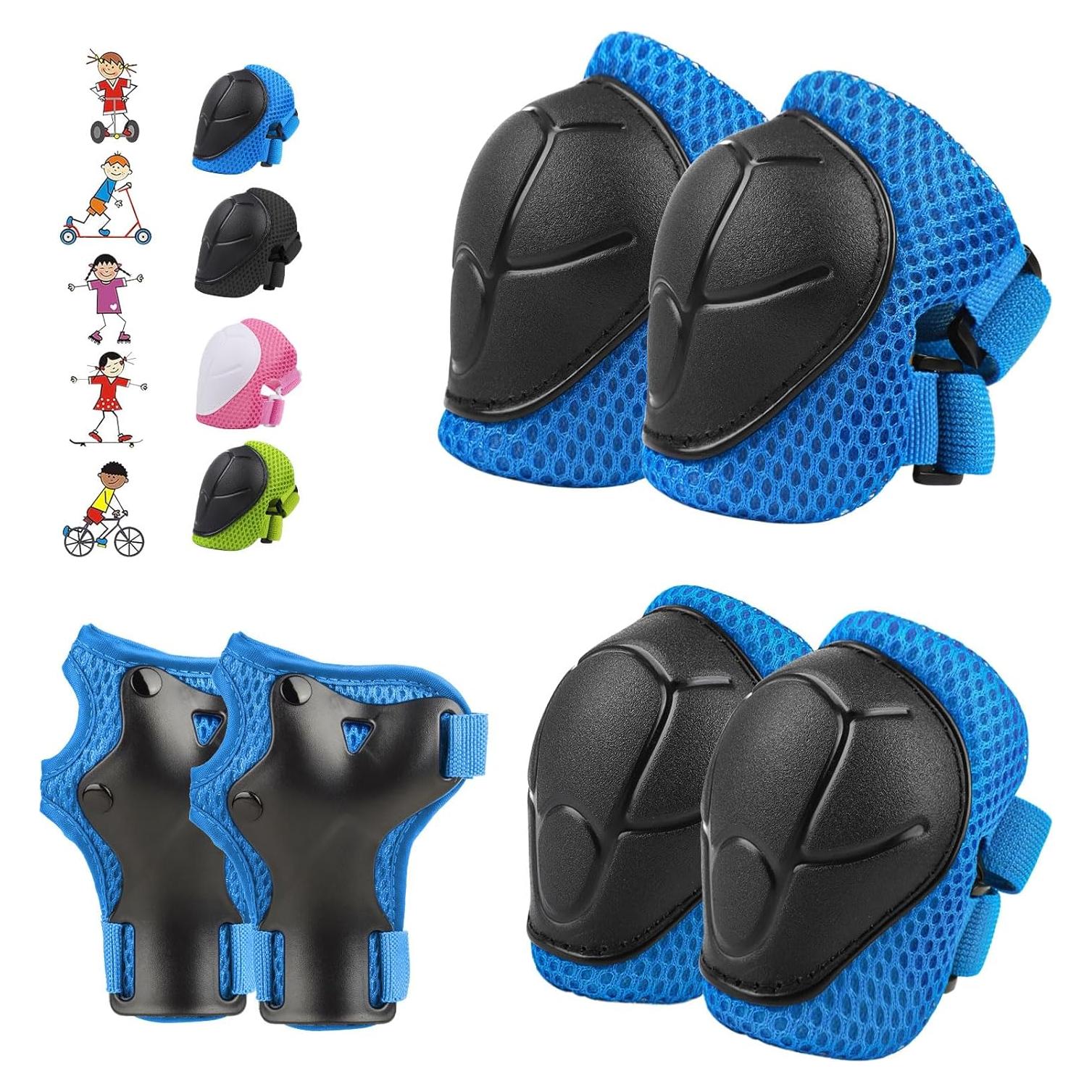 Conjunto de Protección Infantil WayEee 6 Piezas Azul