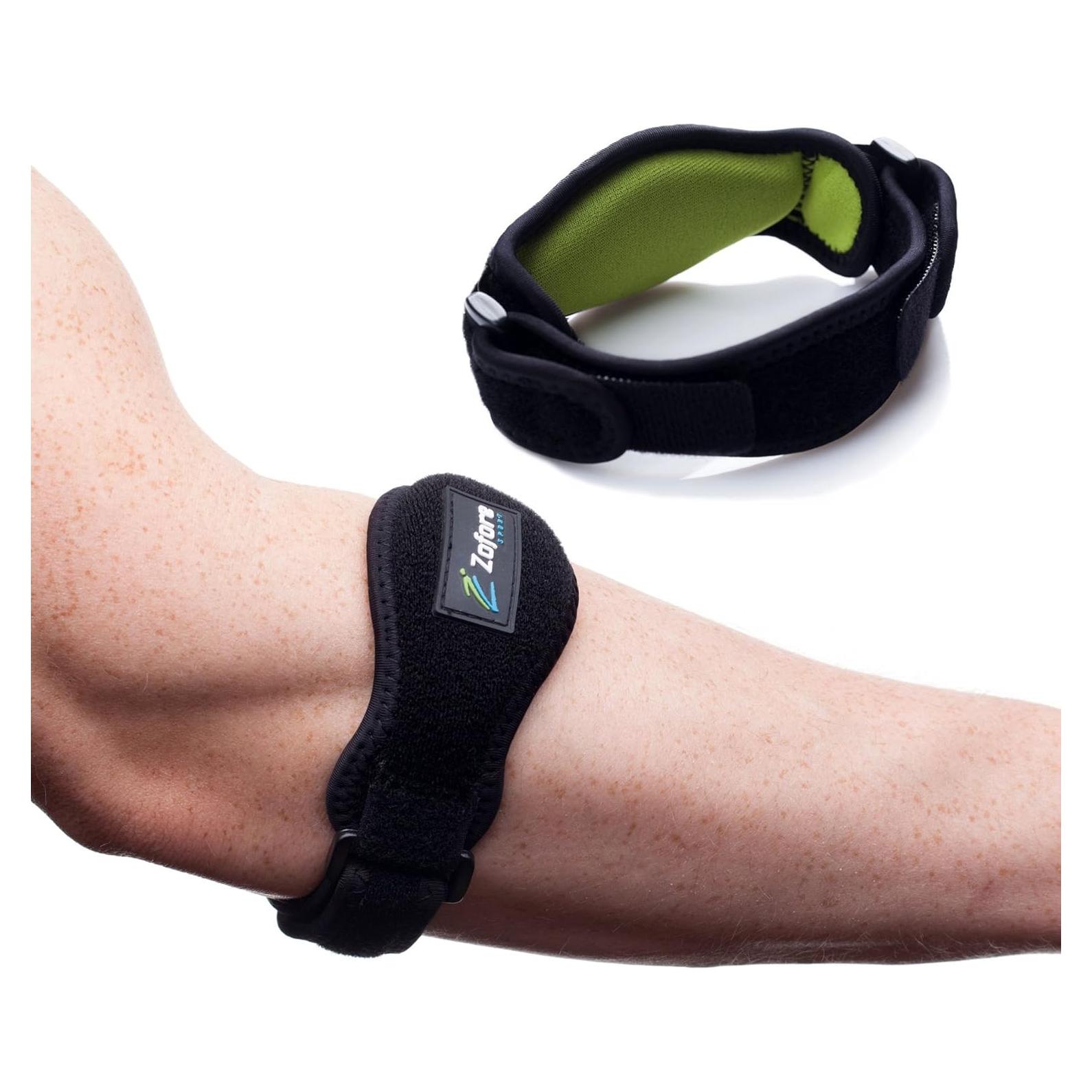 Faja para Codo de Tenista ZOFORE SPORT con Almohadilla - 2 Unidades