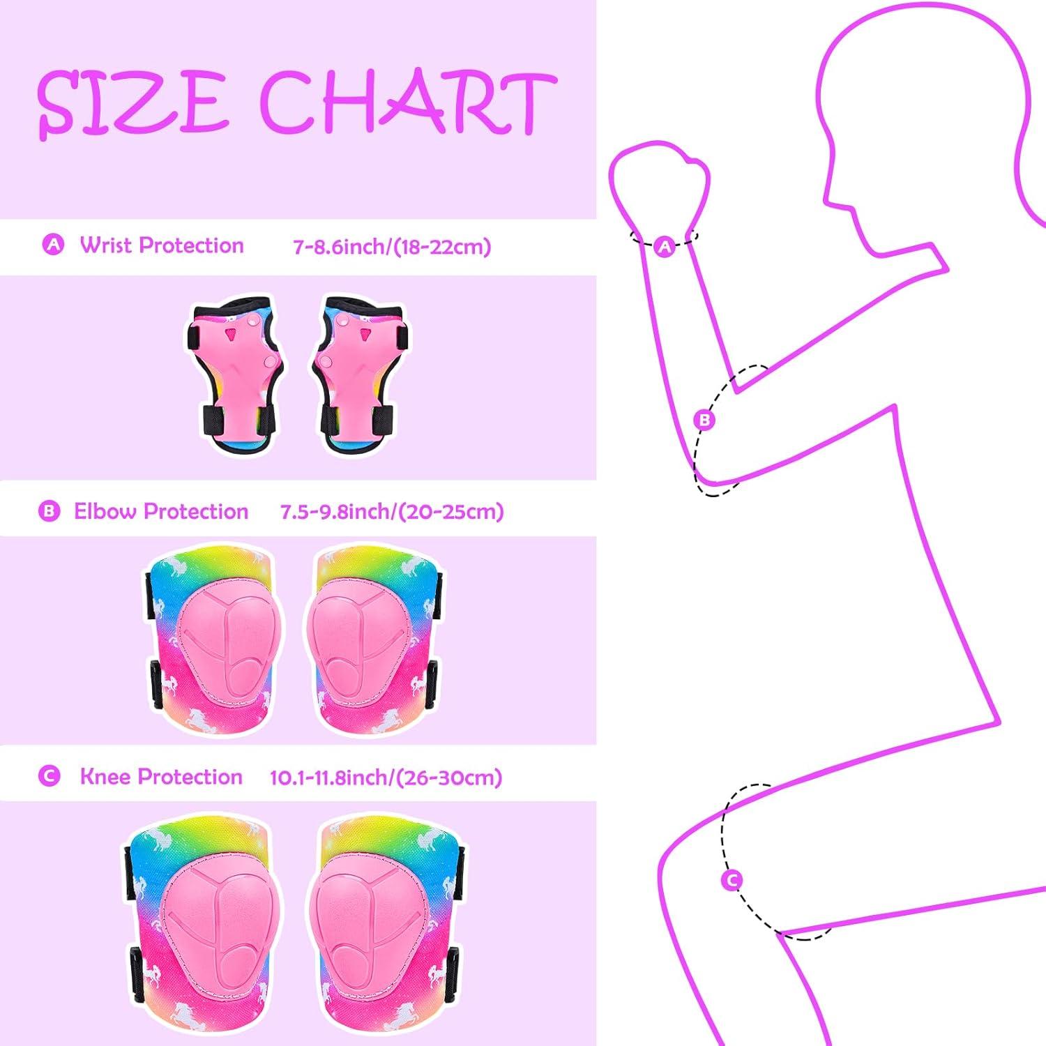 Conjunto de Protección Infantil PAMAID Unicornio Rosa 7 en 1