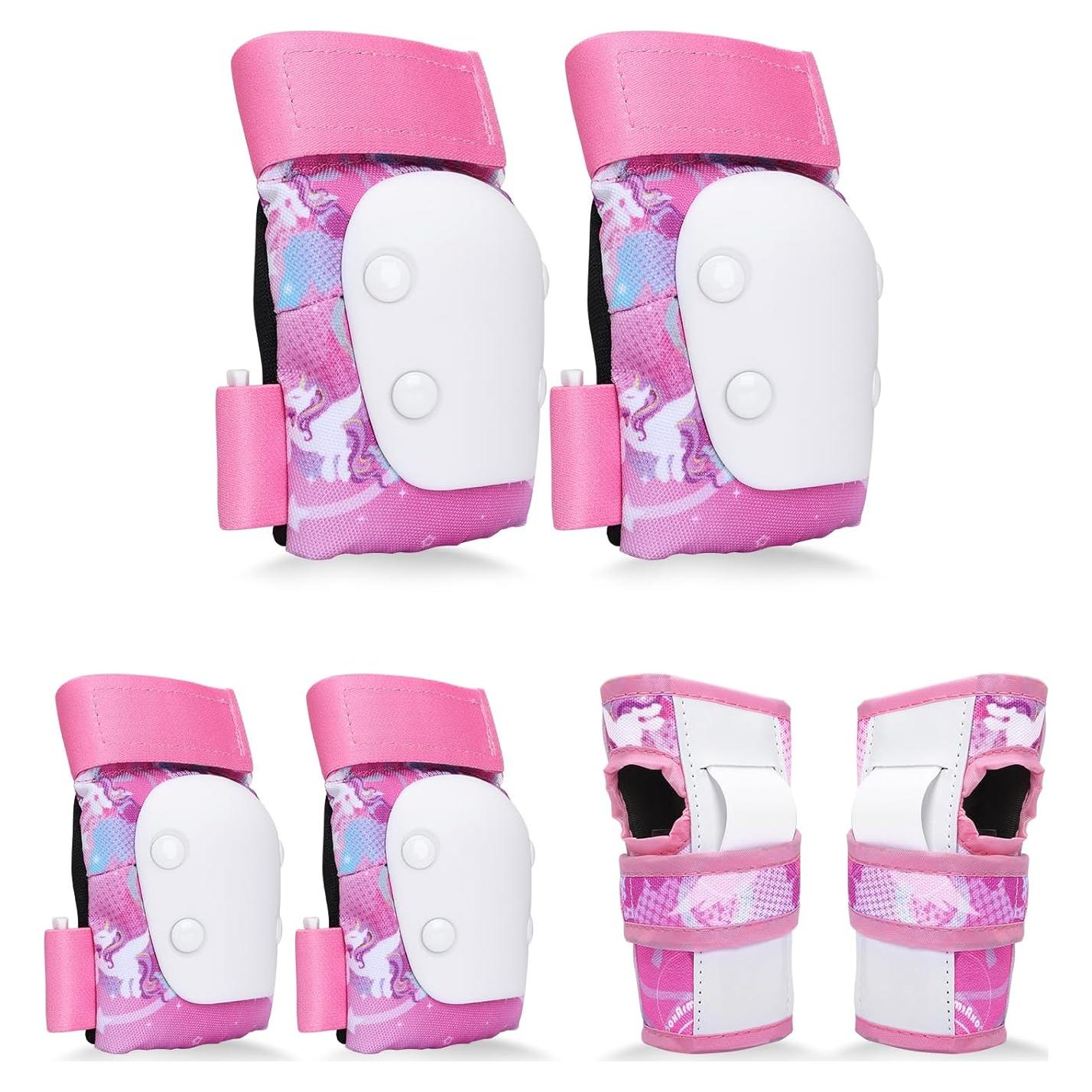 Conjunto de Rodilleras y Codilleras YOOXARMOR Unicornio 3-8 Años