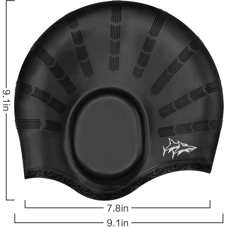 Gorro de Natación Cimkiz para Cabello Largo - Silicona Impermeable