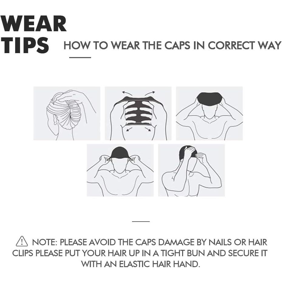 Gorro de Natación Cimkiz para Cabello Largo - Silicona Impermeable