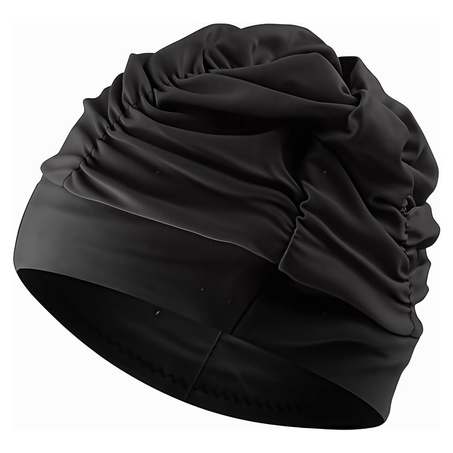 Gorro de Natación KYKUSS para Mujeres - Diseño Elegante Negro