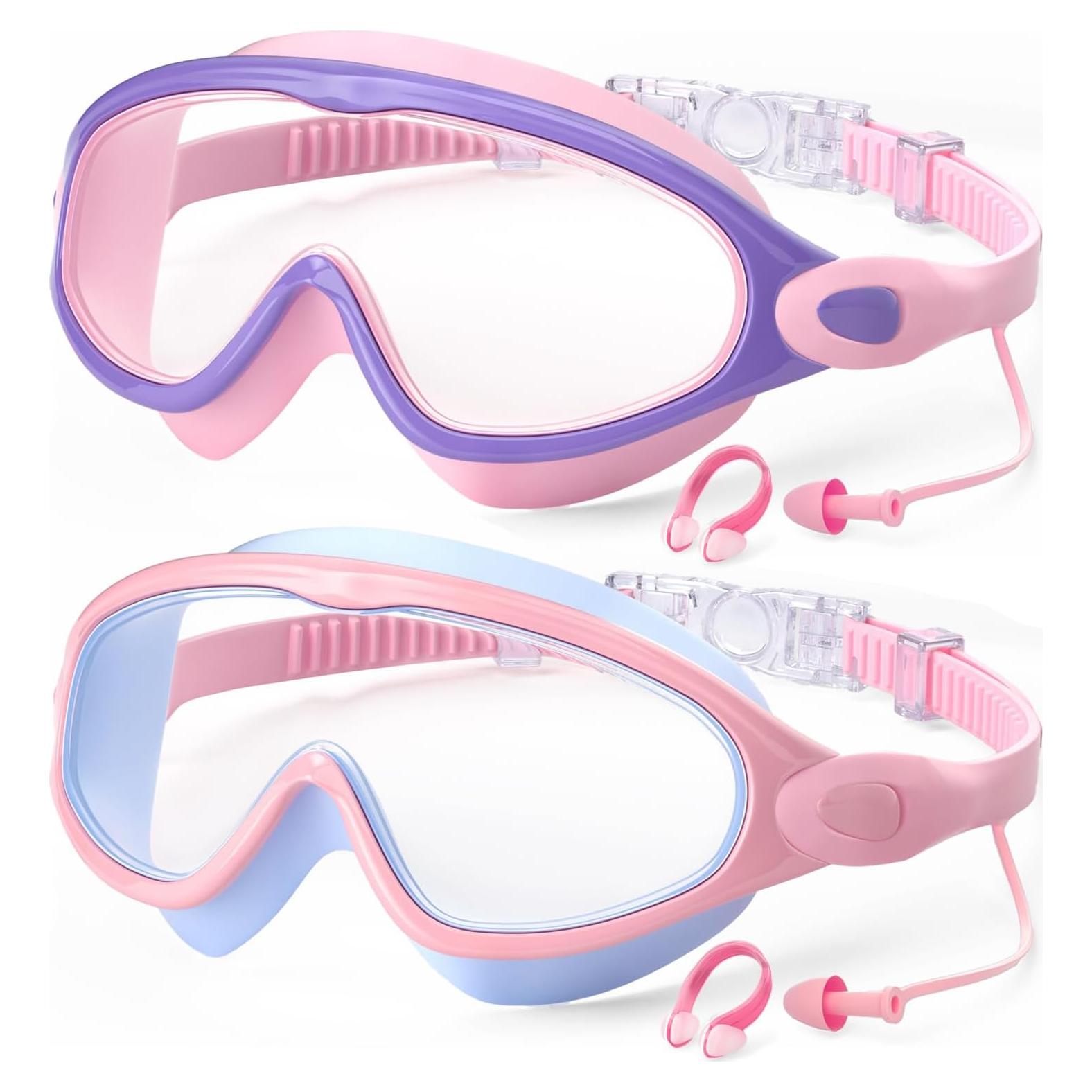 Gafas de natación COOLOO para niños 3 a 15 años Antivaho UV