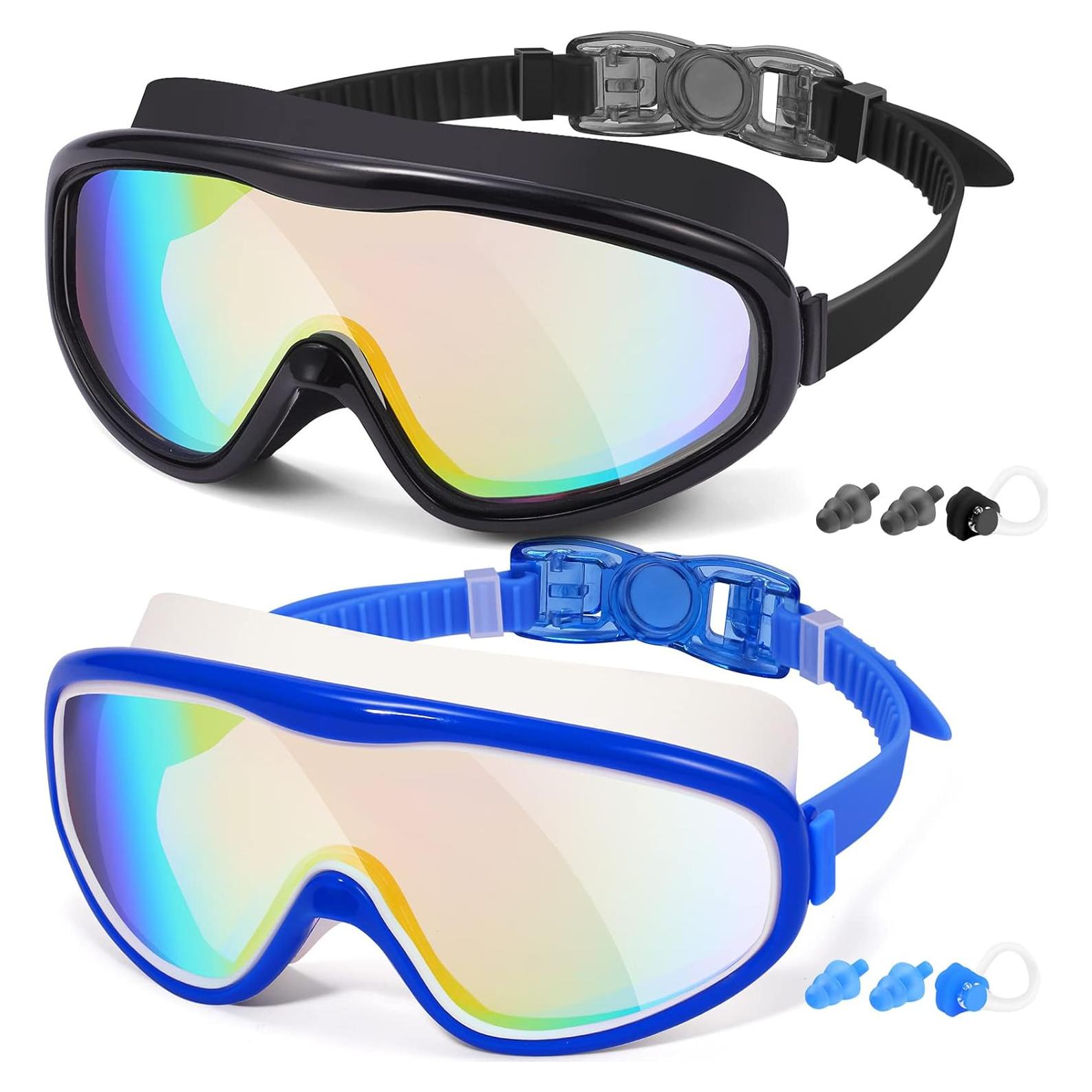 Gafas de Natación Braylin Adulto 2-Pack Anti-vaho UV