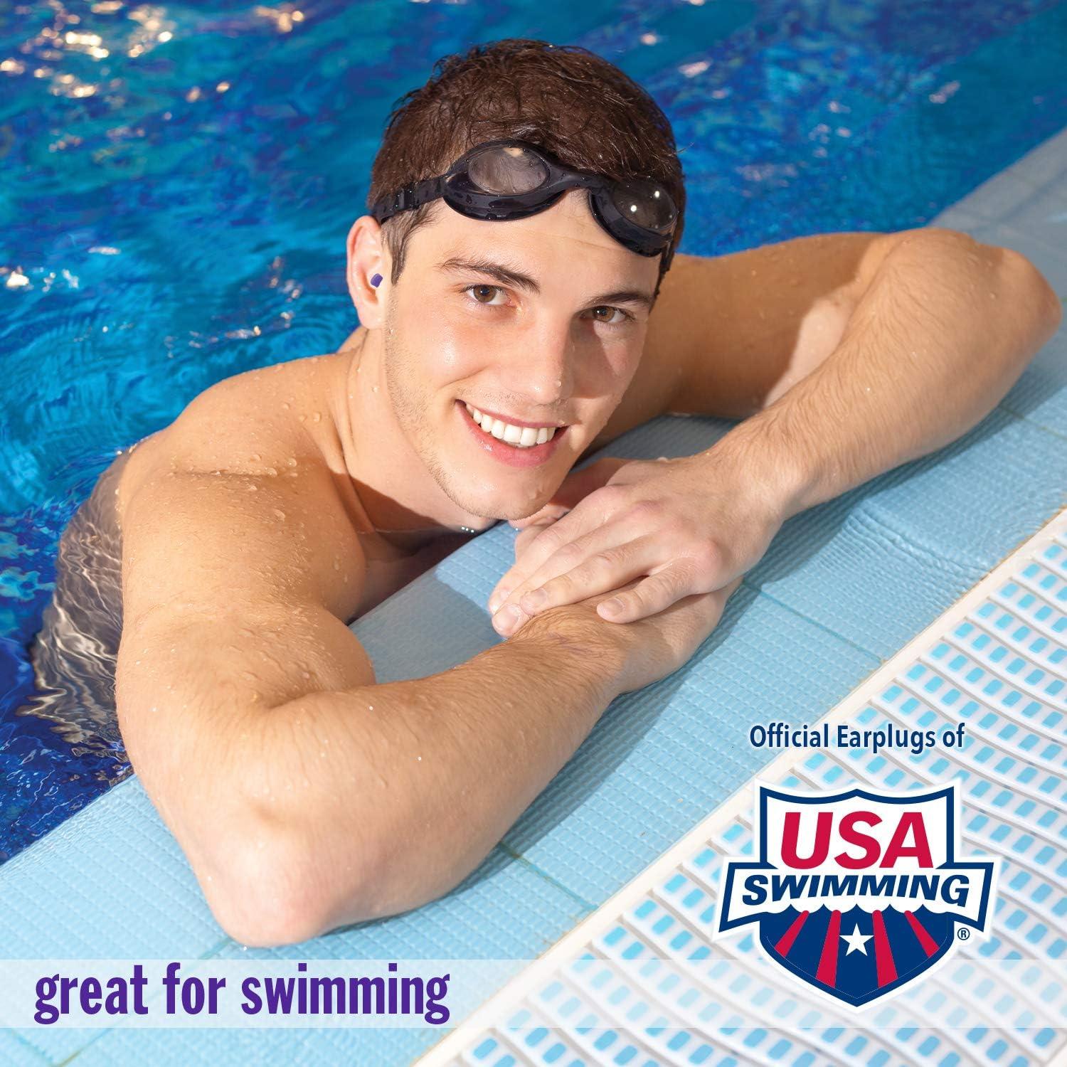 Tapones para oídos AquaBlock Mack's - Silicona impermeable 3 pares