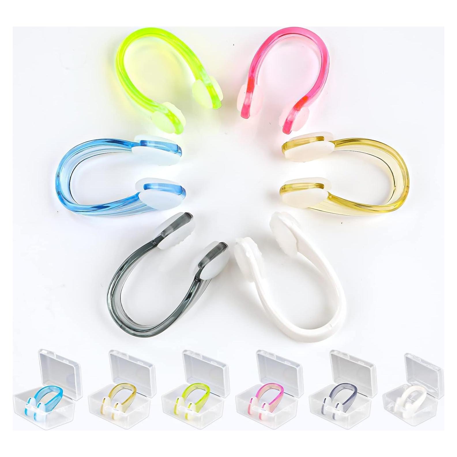 Clip de Nariz para Nadar Botee - 6 Piezas Silicona Reutilizable