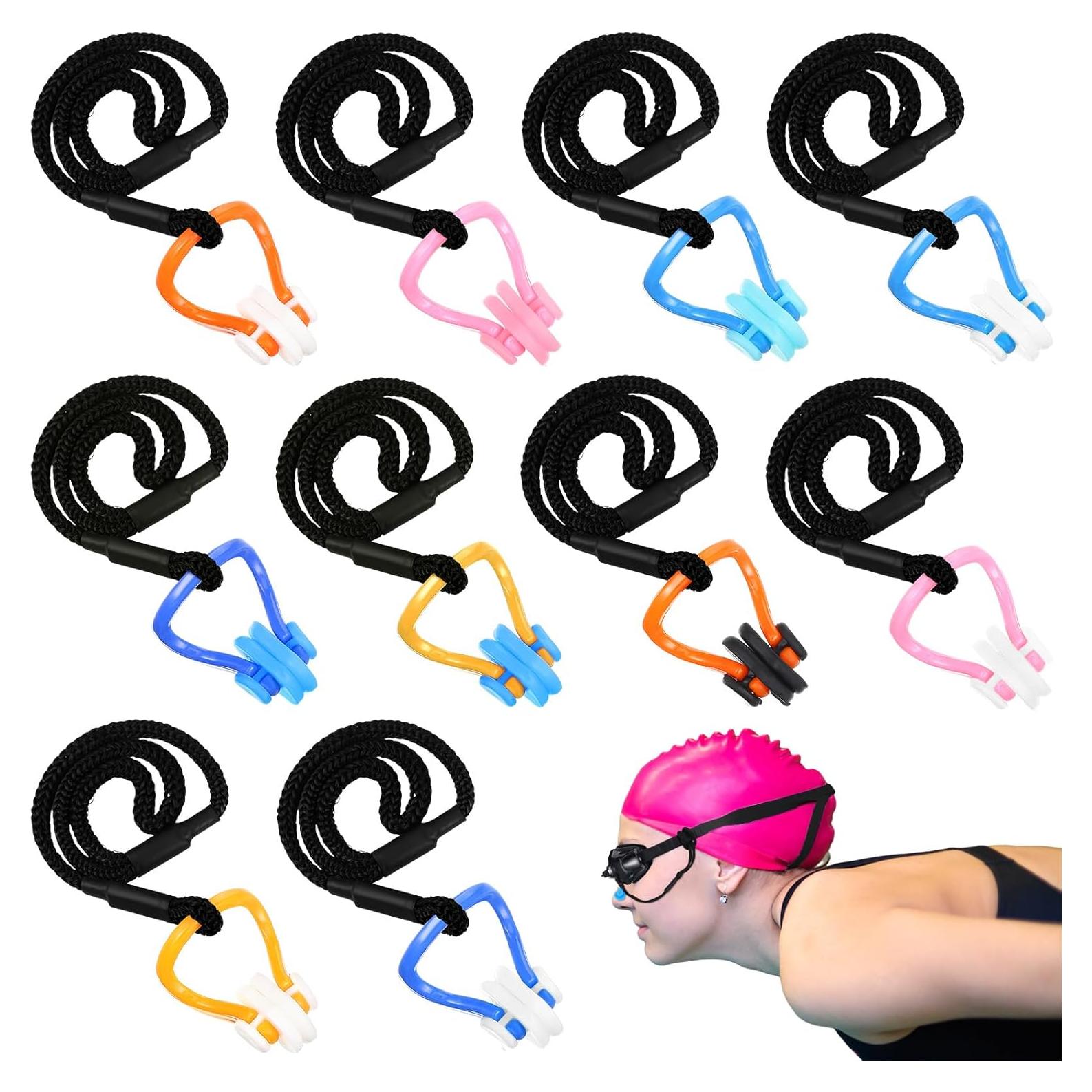 10 Clips de Nariz para Natación Seenelling QAR3454 Silicona