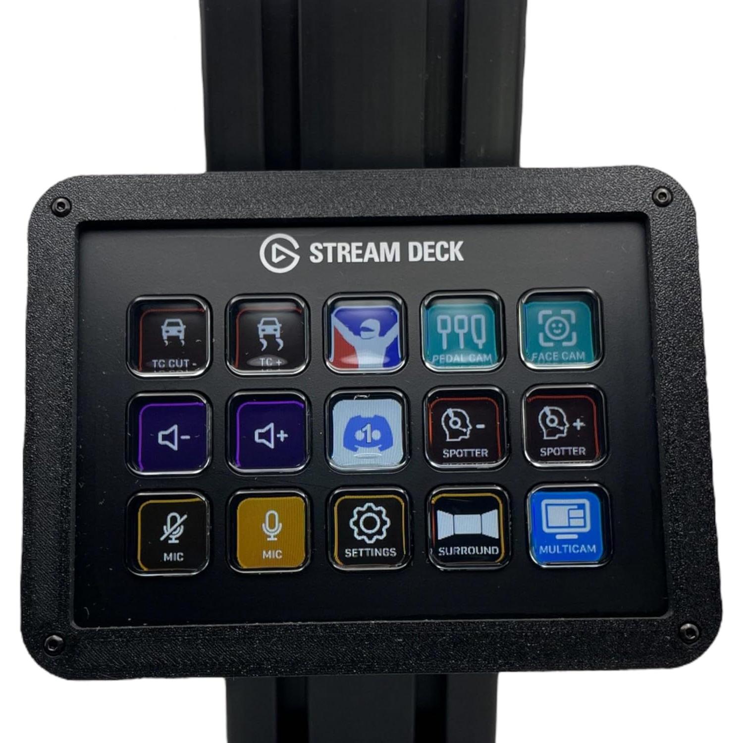 Soporte Ajustable ProSimRacing MK2 para Stream Deck 15 Teclas