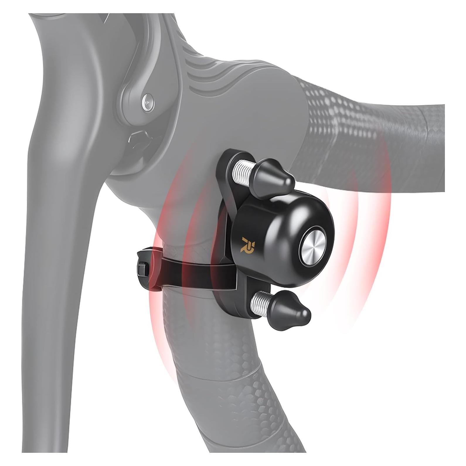 Timbre de bicicleta EQIIO de cobre 100dB, impermeable, 22.2-31.8mm