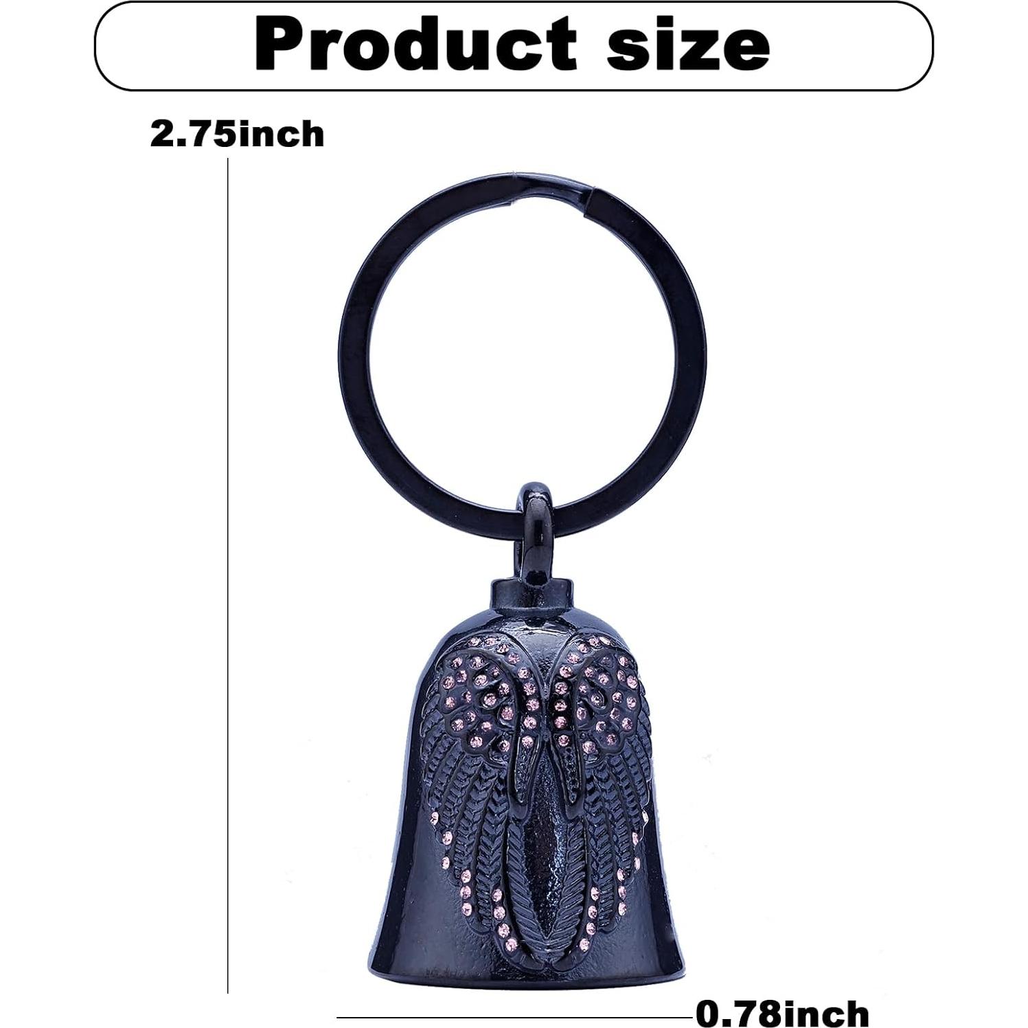 Campana de Motocicleta CYZBTBl 3D Rosa de Acero Inoxidable