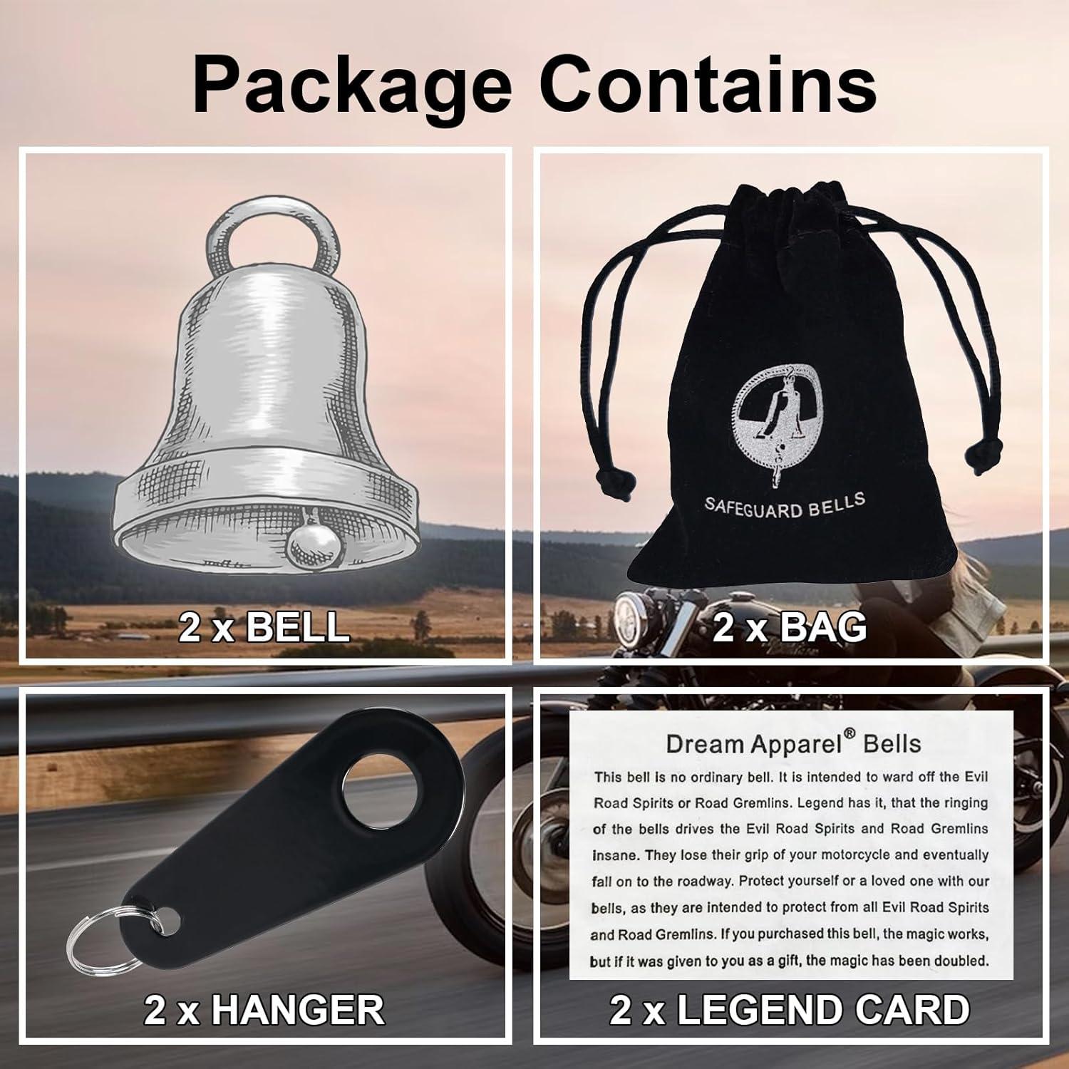 Campanas de Motocicleta GARGOYLE BELLS 2Pack Protección Suerte