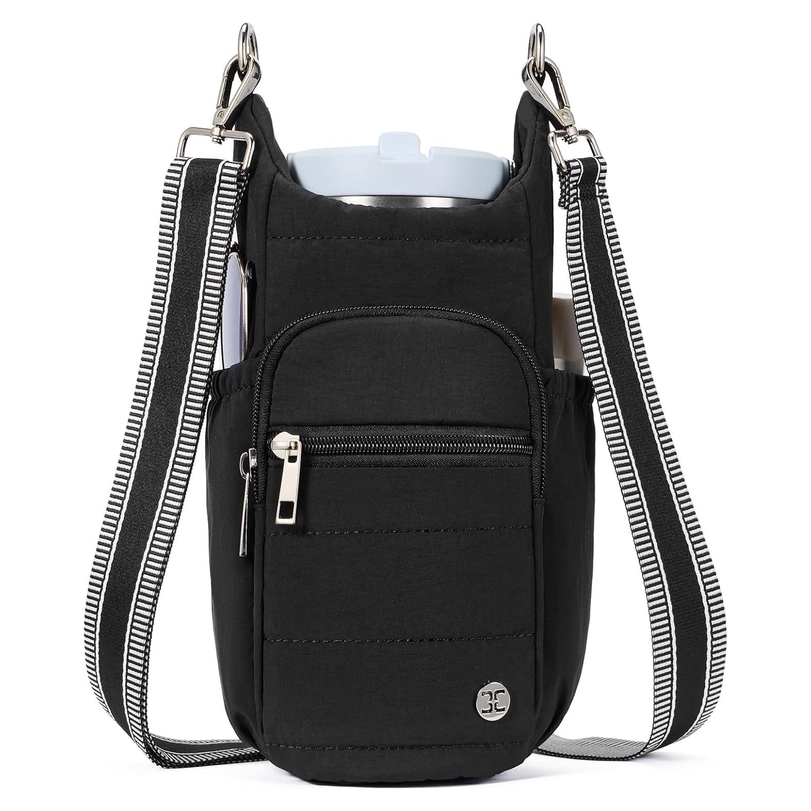 Soporte para Botella de Agua Telena Bandolera Acolchada Negro