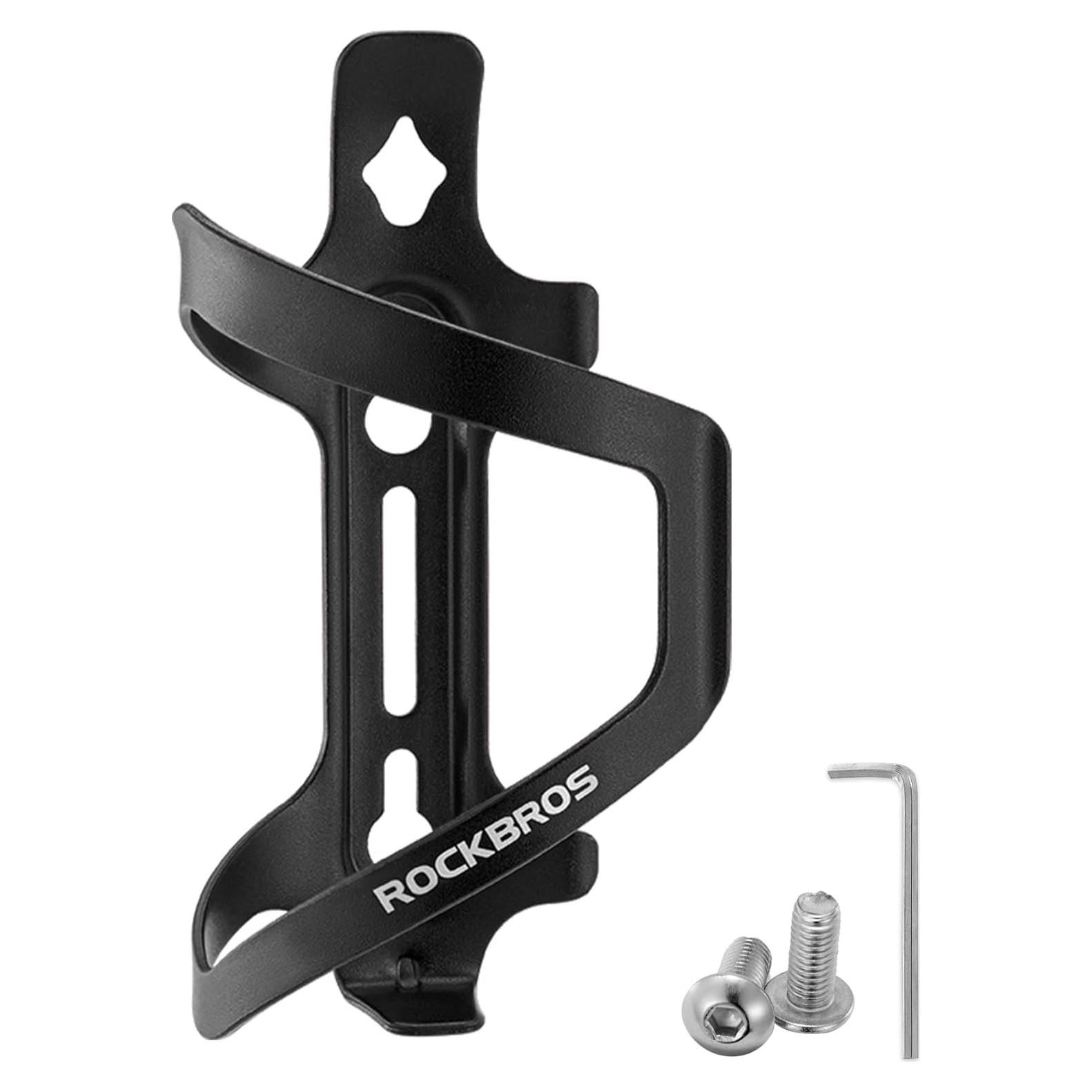 Soporte para Botella de Agua ROCKBROS de Aluminio Negro