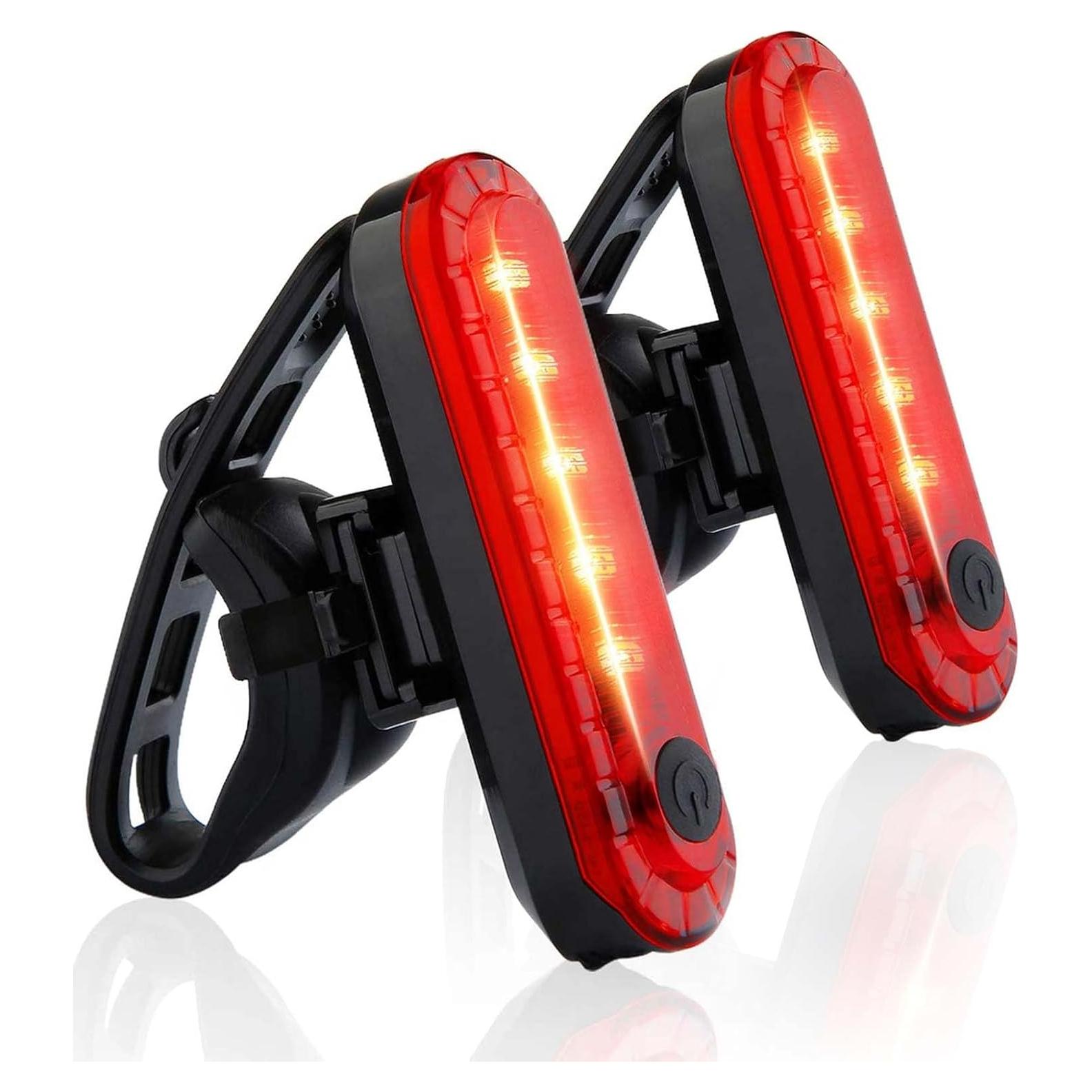 Luz Trasera Recargable Yuwumin VE-BTL056 Rojo 50 Lúmenes
