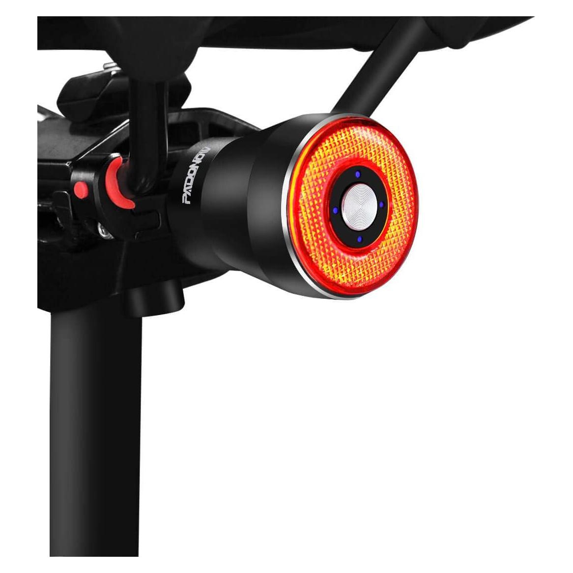 Luz Trasera LED PADONOW Recargable USB para Bicicleta