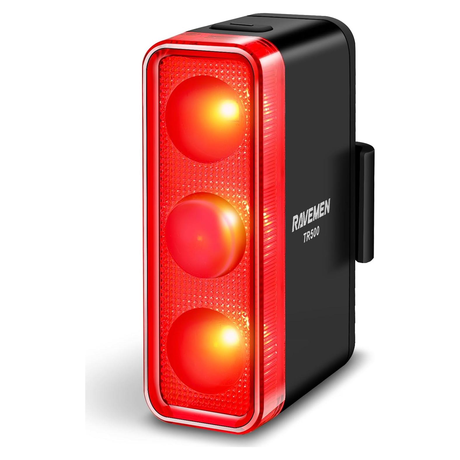 Luz Trasera RAVEMEN TR500 500 Lúmenes Recargable USB-C