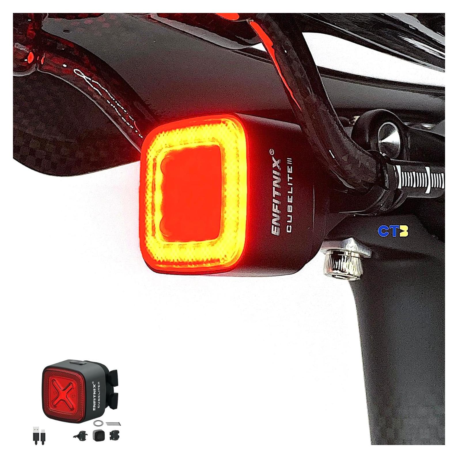 Luz Inteligente para Bicicleta ENFITNIX CUBELITE III LED USB-C