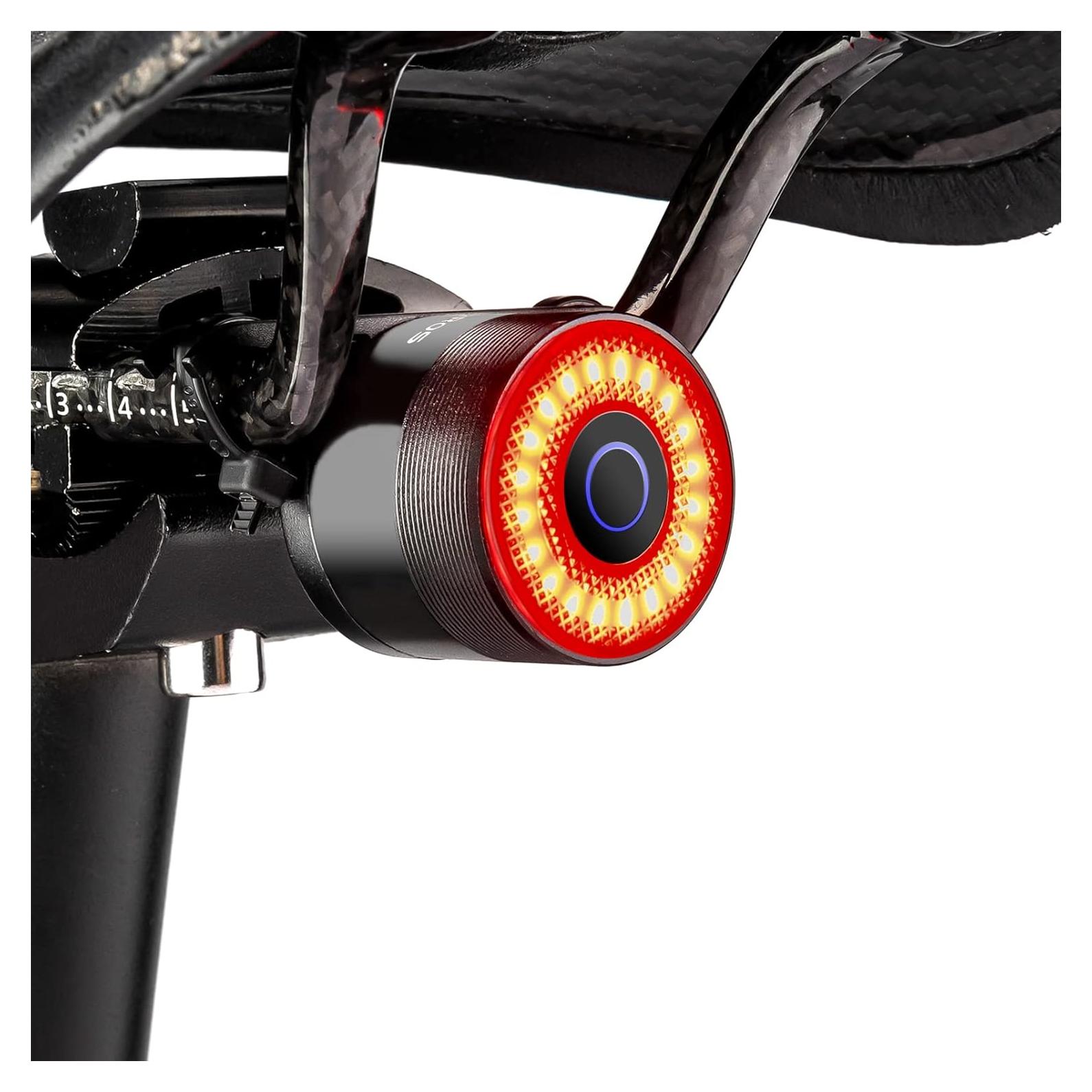 Luz Trasera Recargable ROCKBROS IPX6 para Bicicleta