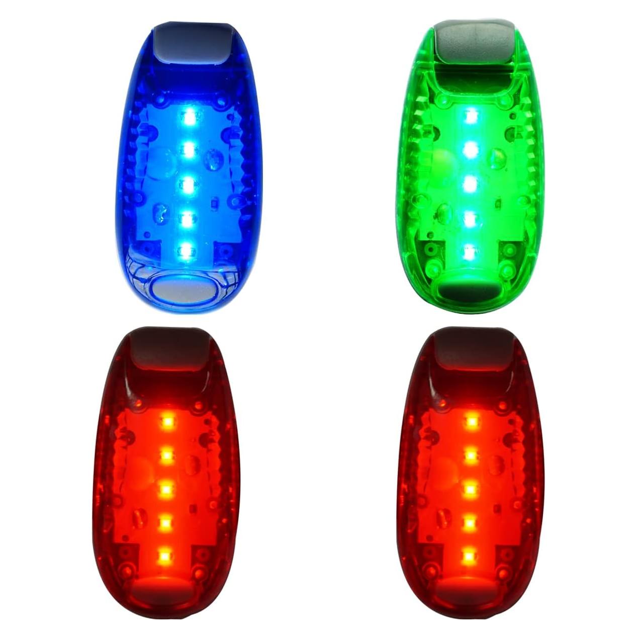 Luz Trasera LED Constefire - Paquete de 4, Impermeable, 3 Modos