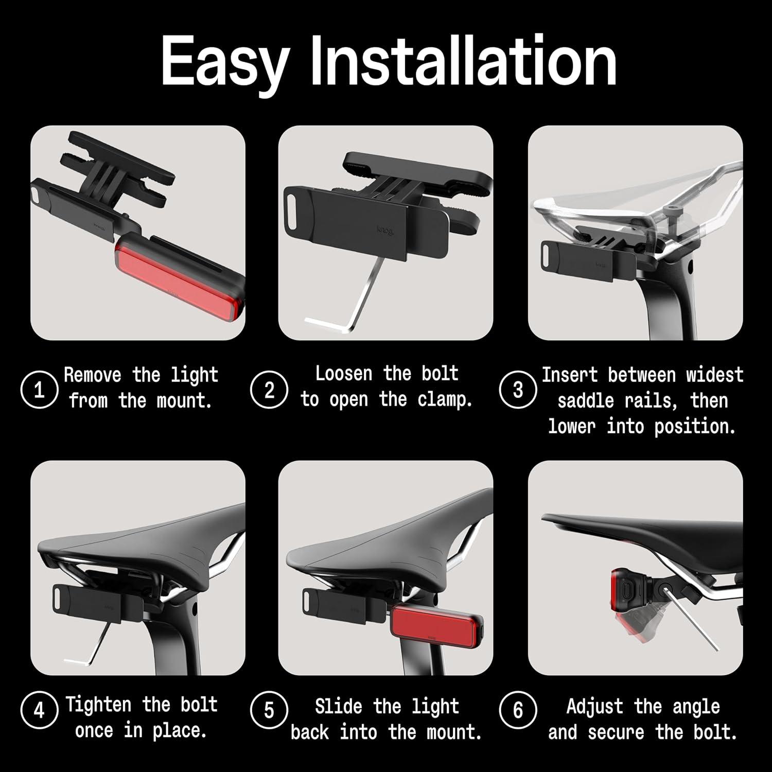 Luz Trasera de Bicicleta KNOG Blinder Link 100 Lúmenes USB-C