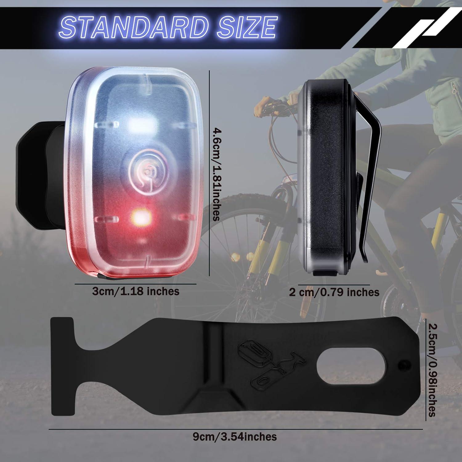 Luces LED de Seguridad Mudder Recargables USB para Correr y Bicicleta
