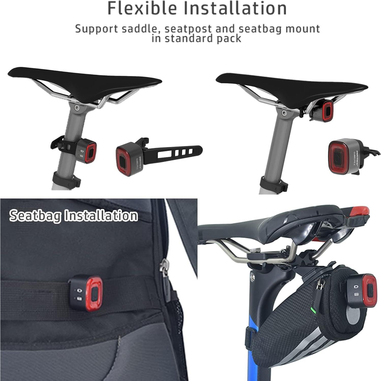 Luz Inteligente Trasera ENFITNIX CUBELITE II Recargable USB